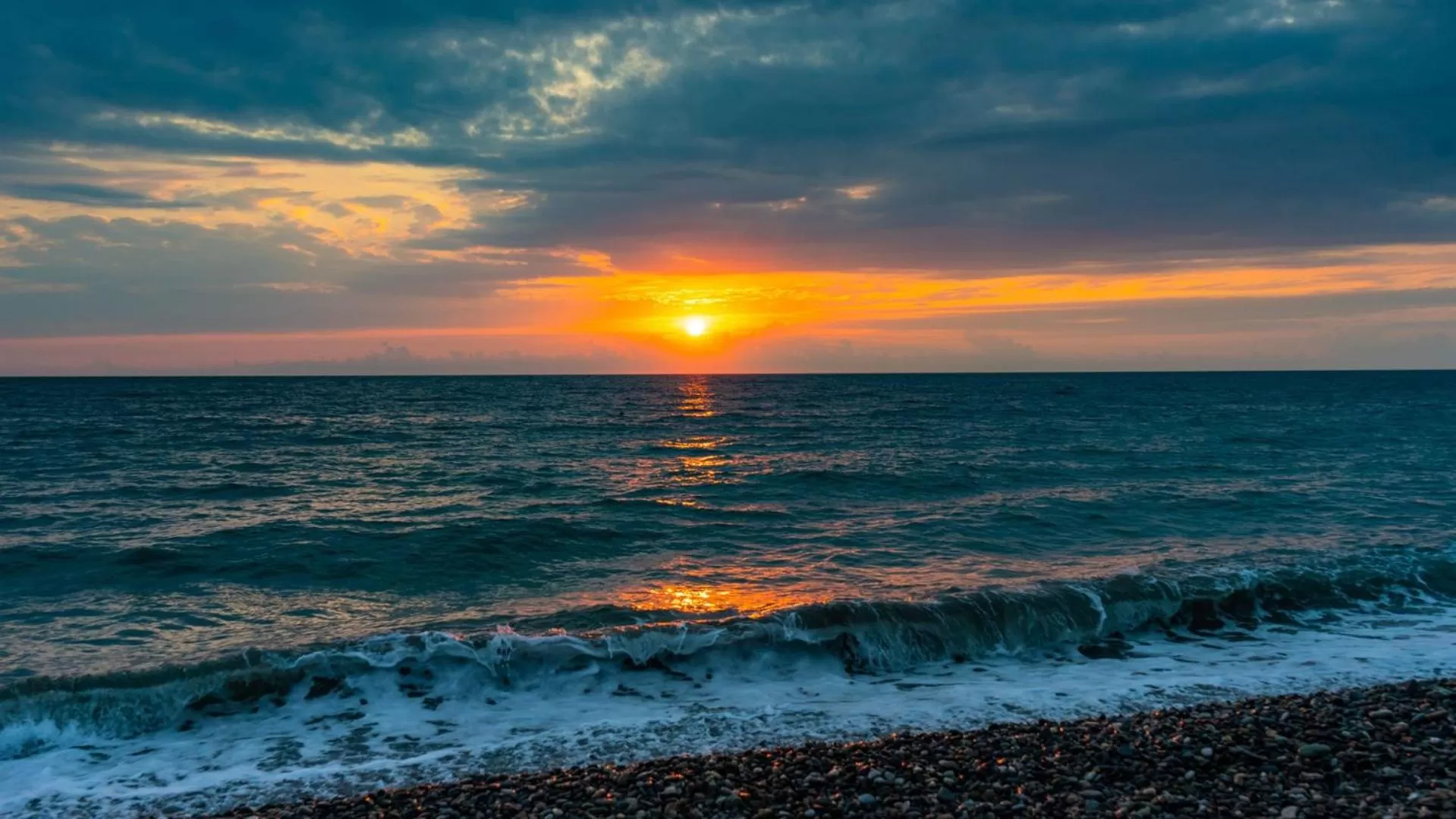Beach in Orbi City Batumi Beach