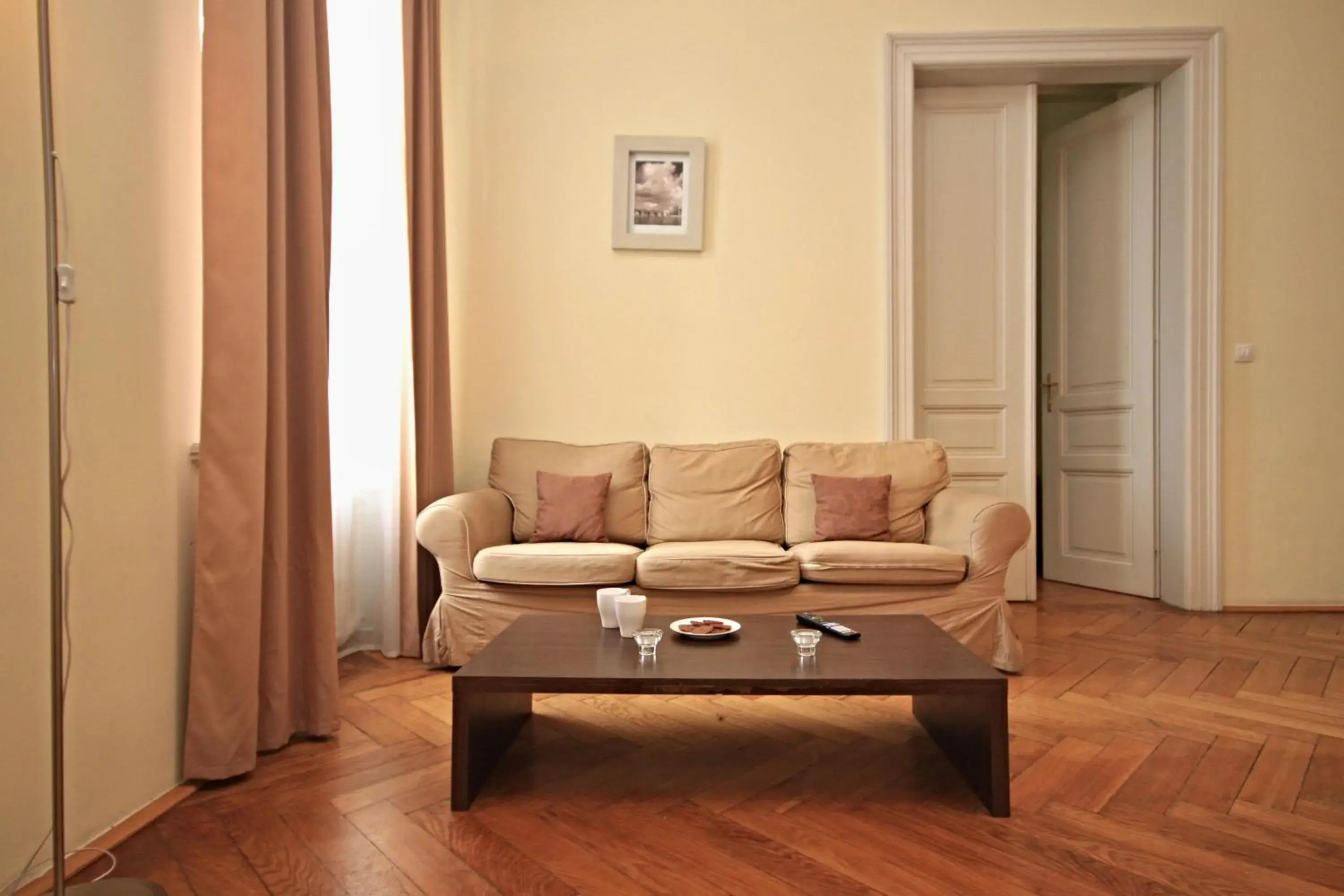 Living room, Seating Area in River View Residence