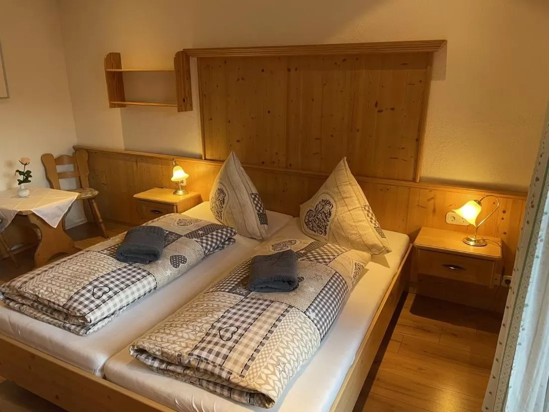 Bed in Hotel Almrausch