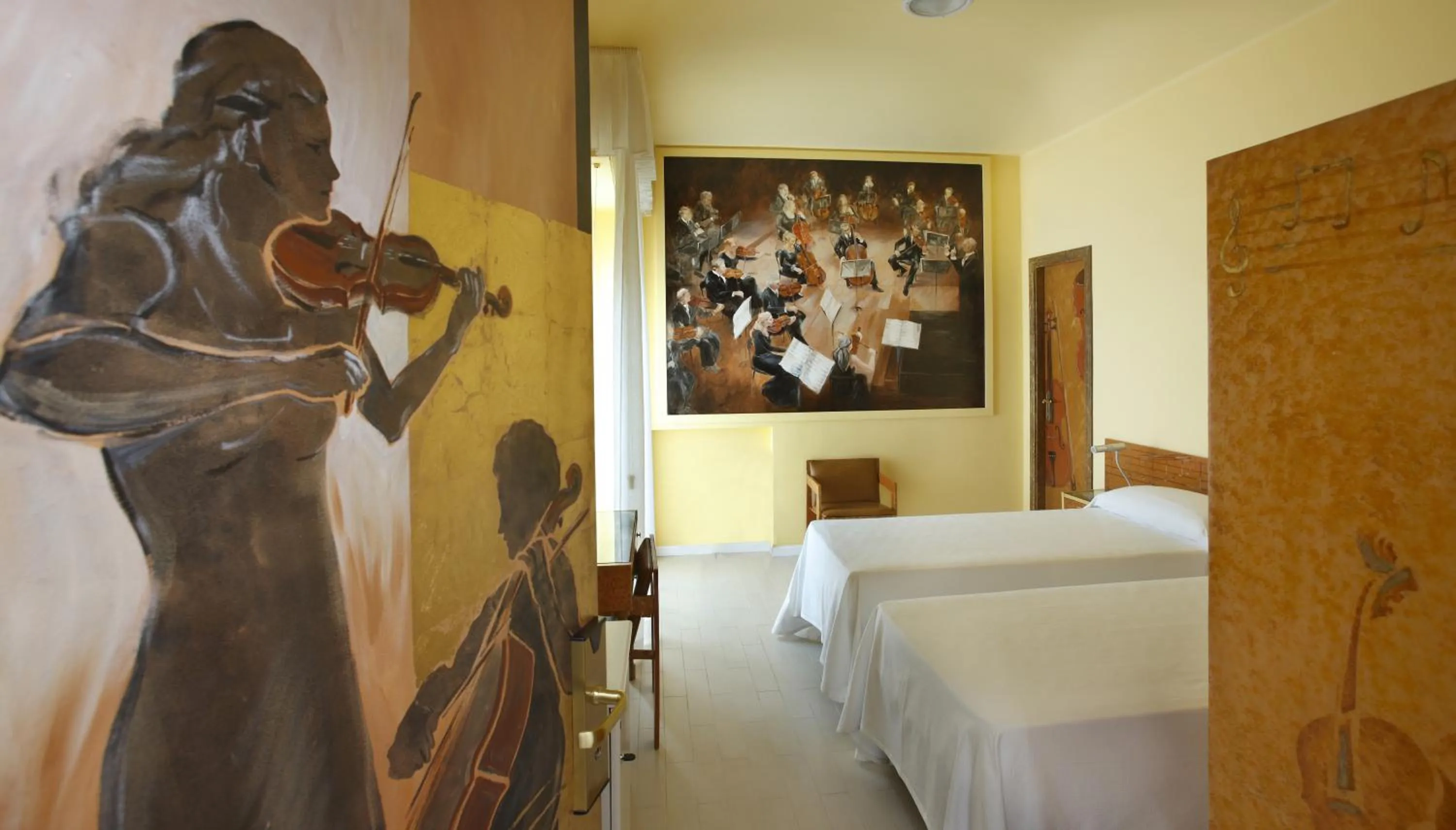 Decorative detail, Bed in Hotel Alexander Museum Palace