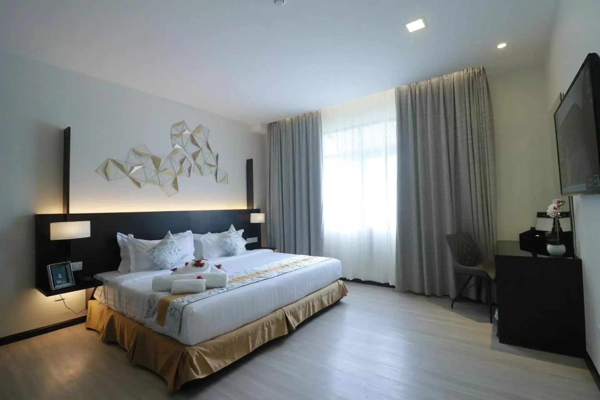 Bed in Amamas Boutique Hotel Kuching