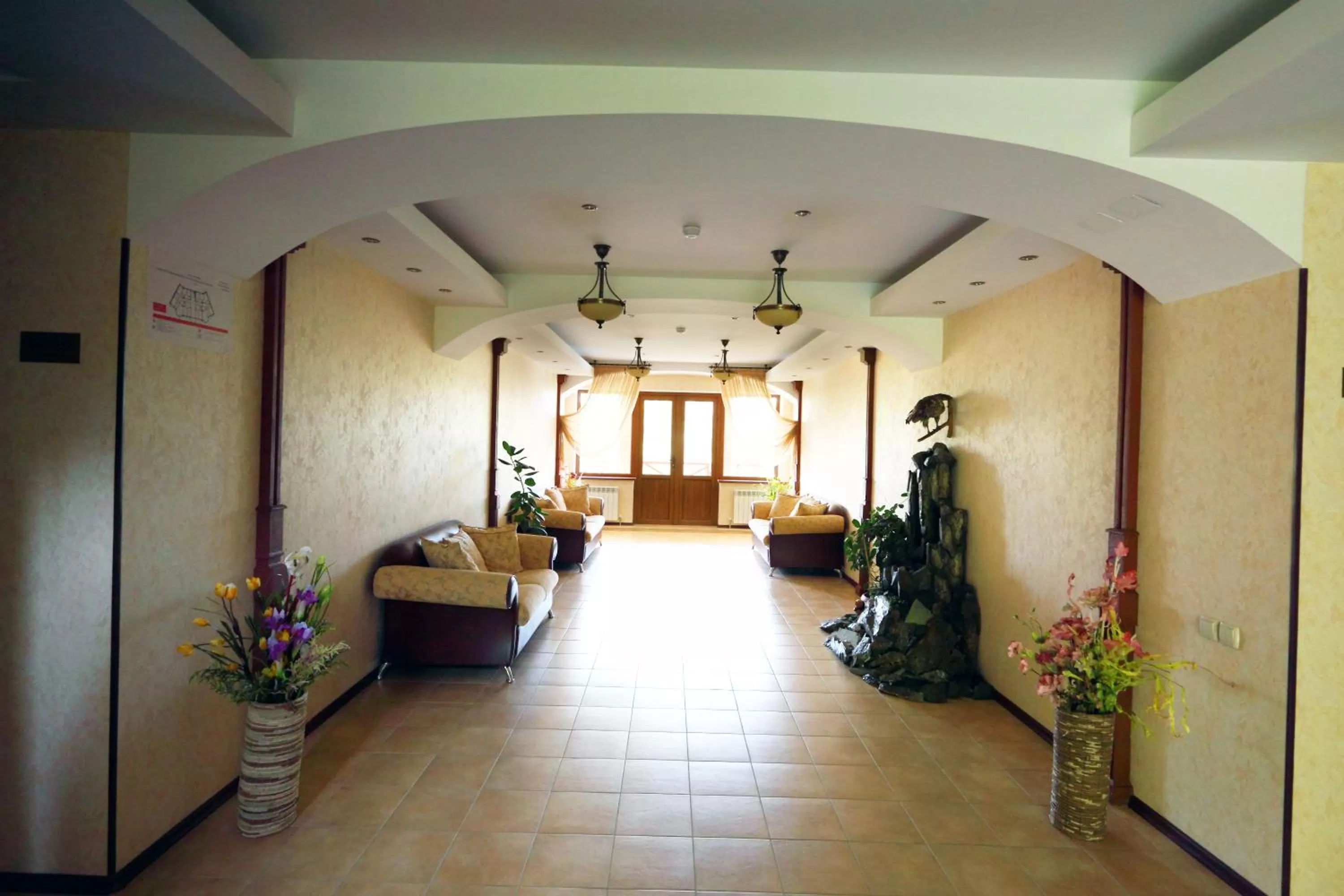 Seating area in Alpen Ville