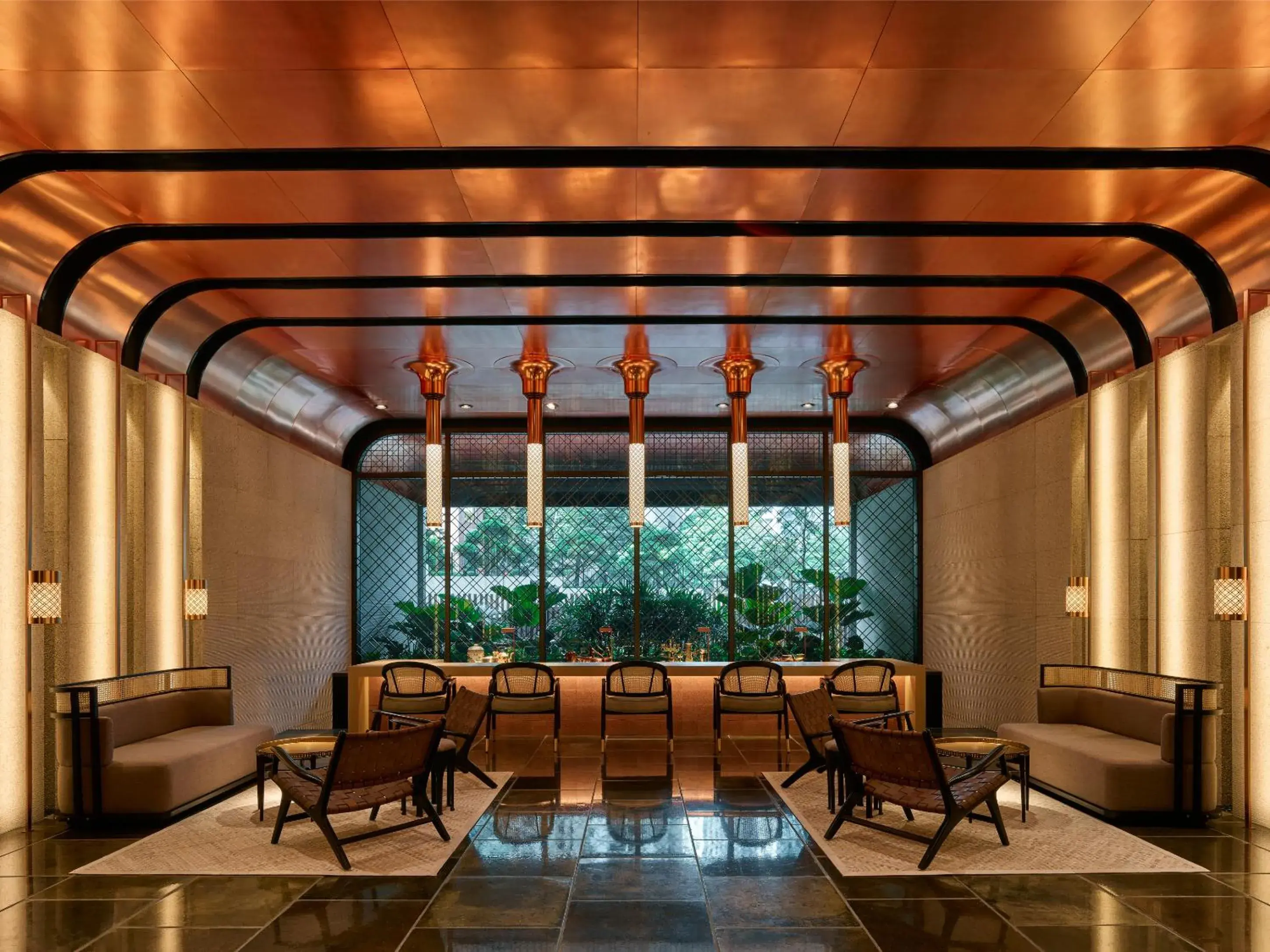 Lobby or reception, Restaurant/Places to Eat in The RuMa Hotel and Residences