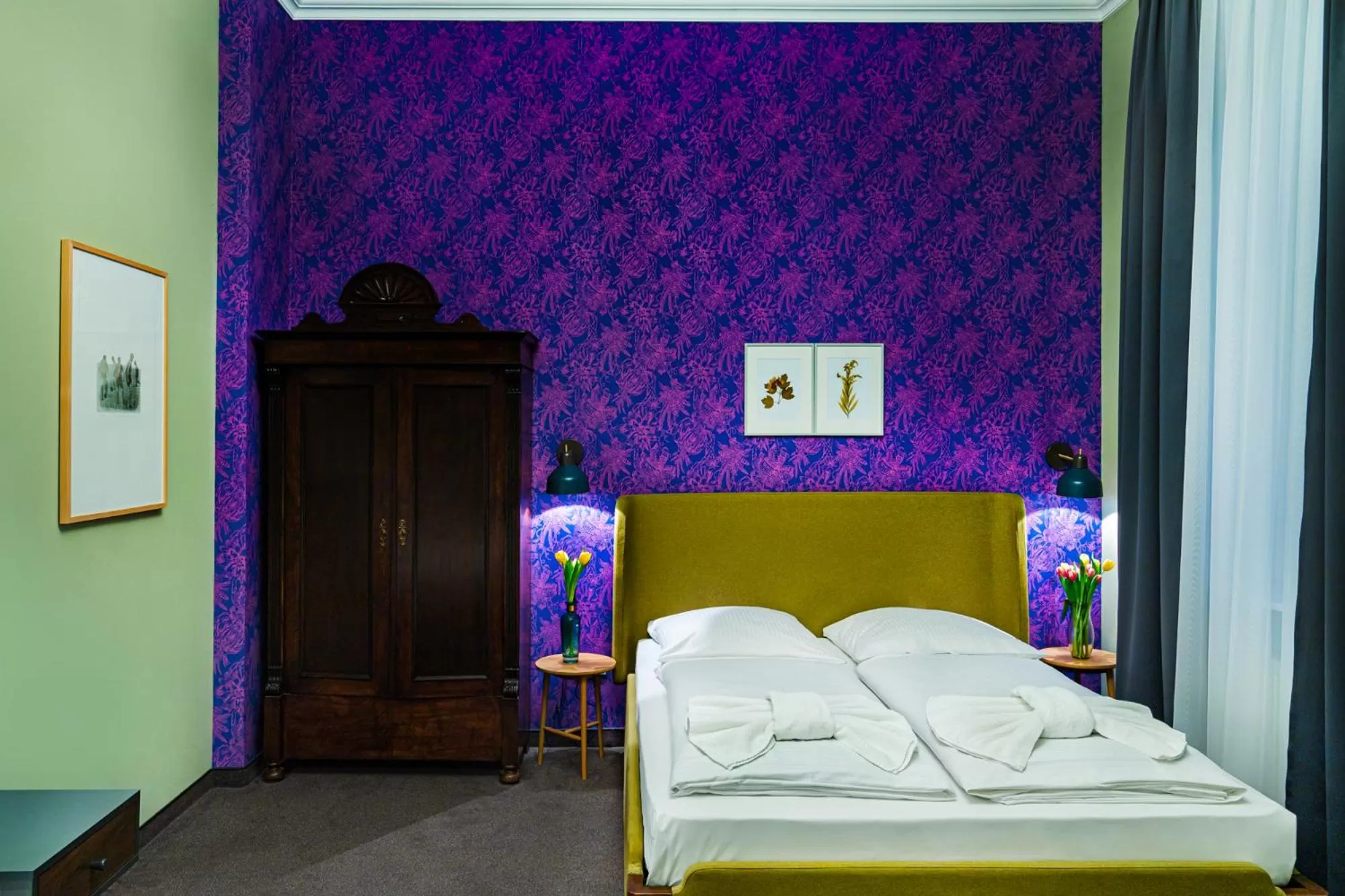 Bed in Hotel BELLEVUE am Kurfürstendamm