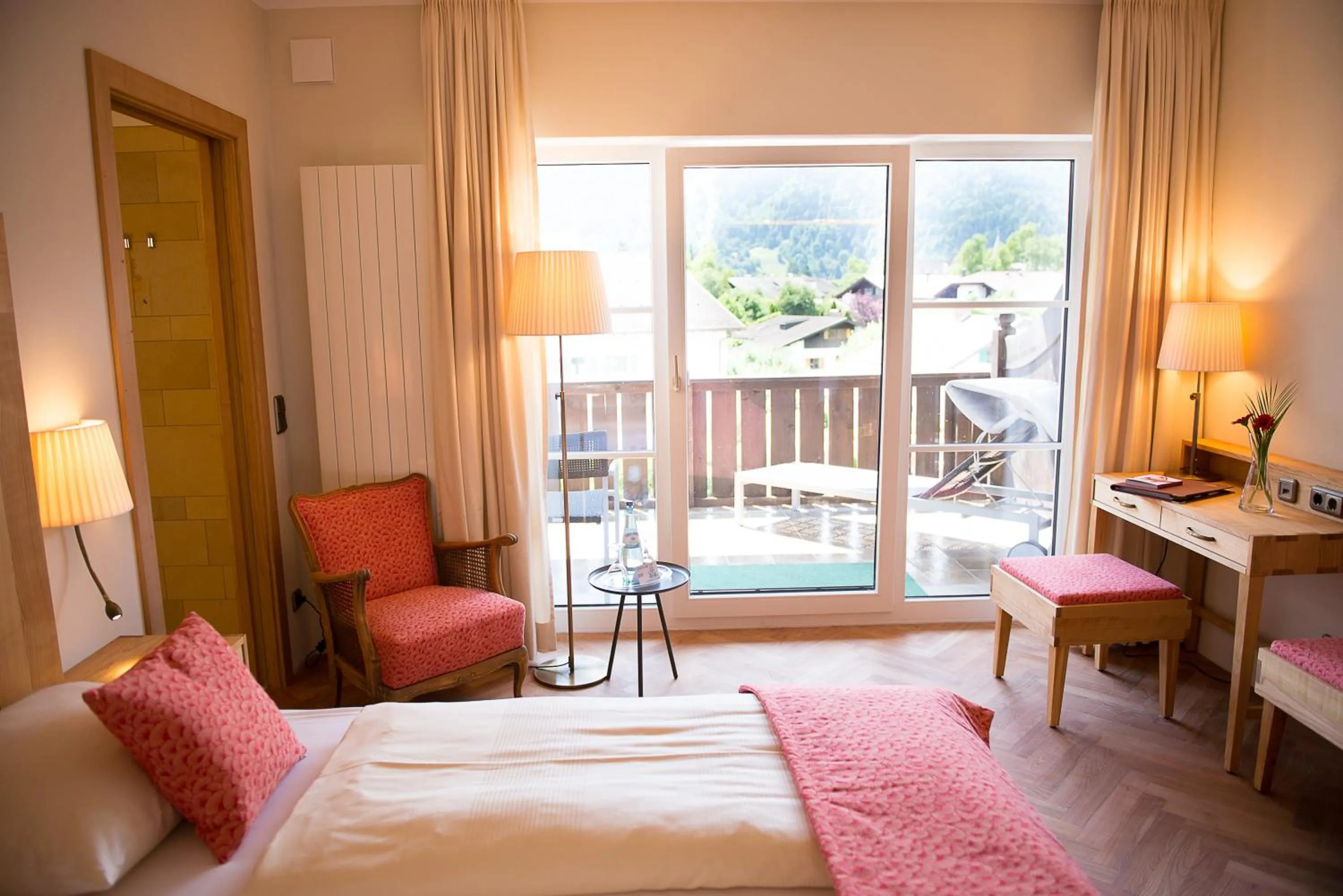 Photo of the whole room, Bed in Biohotel Garmischer Hof