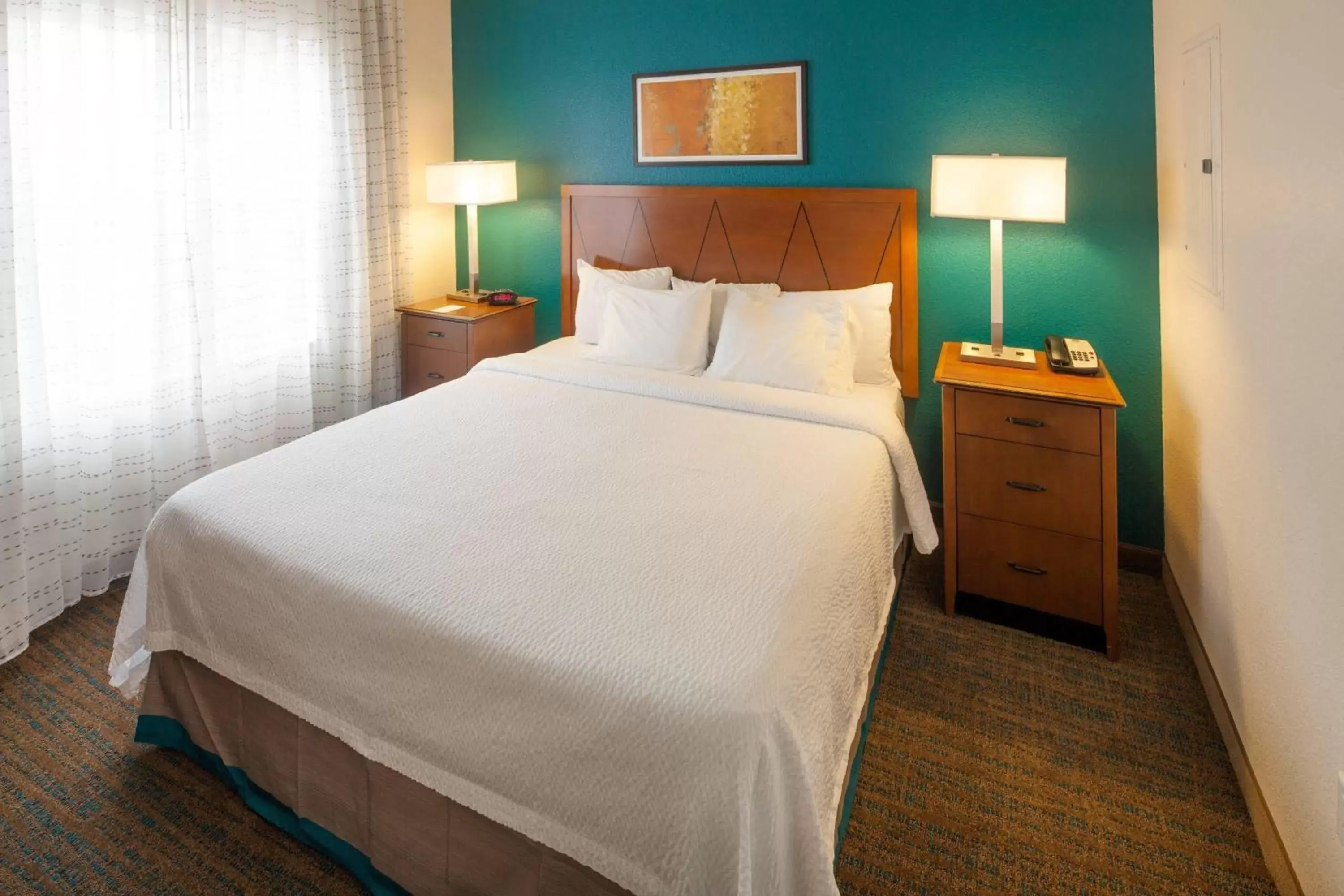 Bedroom, Bed in Residence Inn by Marriott Wichita East At Plazzio