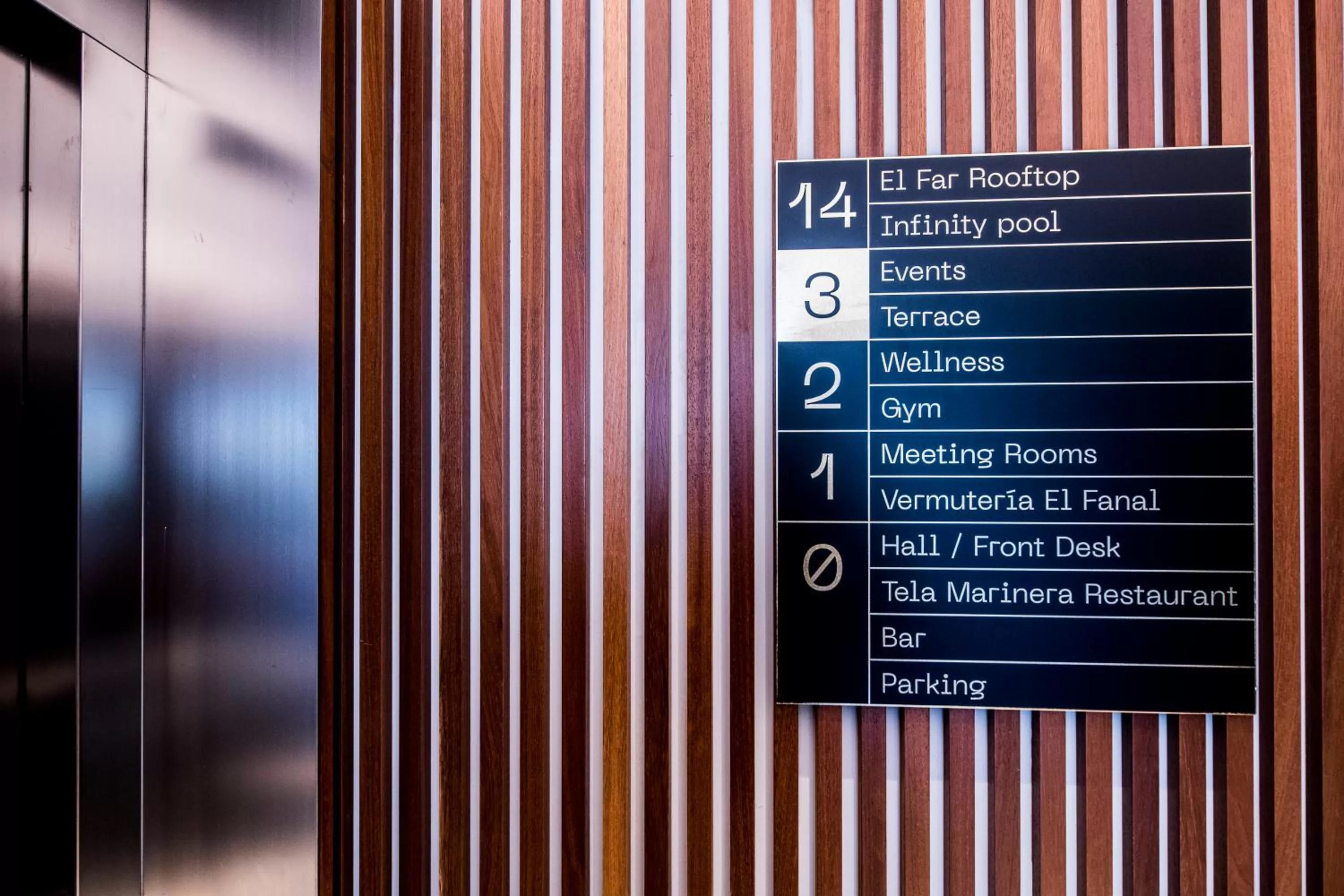 Decorative detail in Hotel Marina Badalona