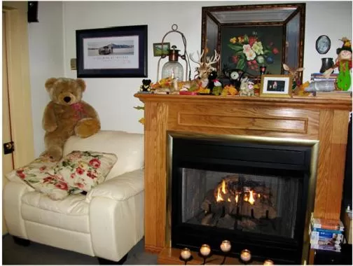 Living room in A Meadow House