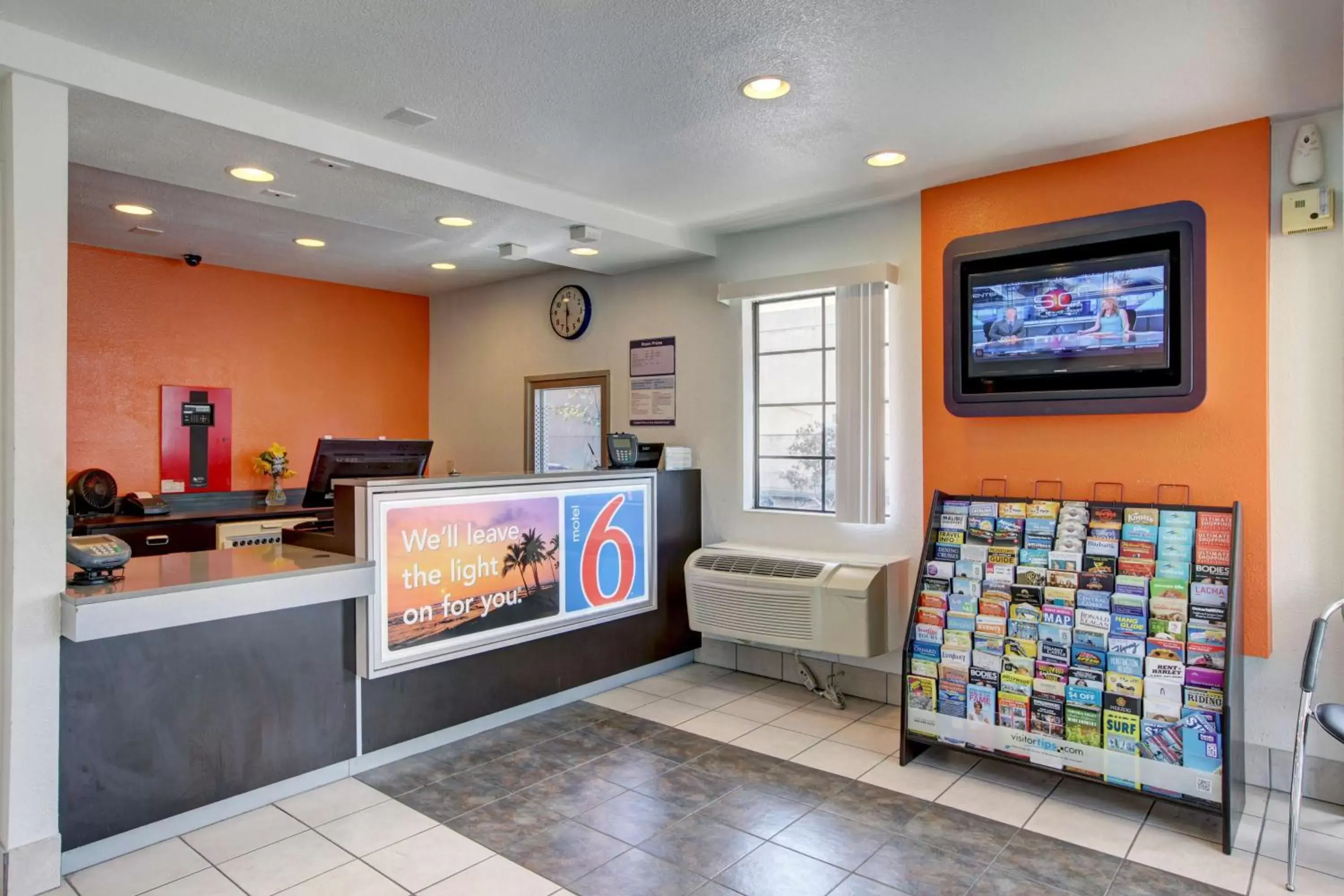 Lobby or reception, Lobby/Reception in Motel 6-Bellflower, CA - Los Angeles