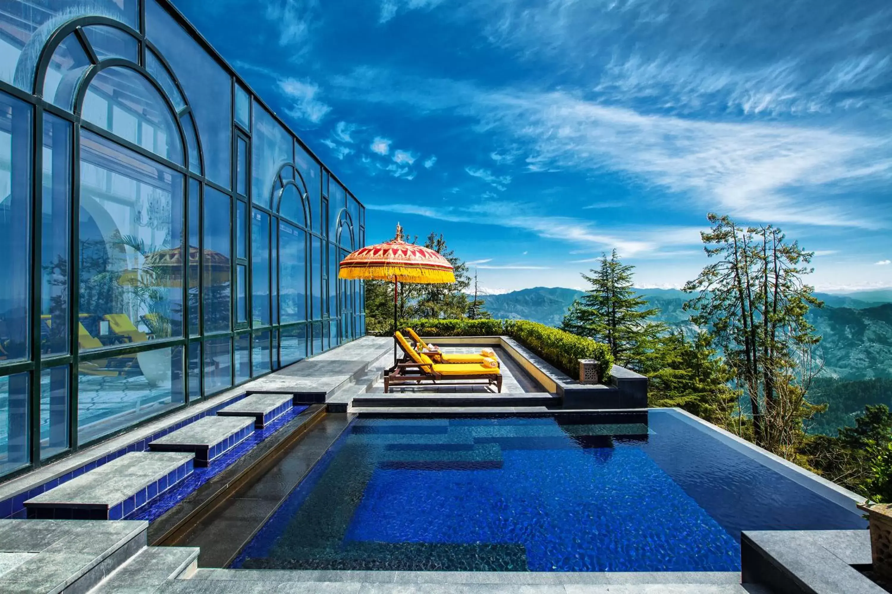 Swimming Pool in Wildflower Hall, An Oberoi Resort, Shimla