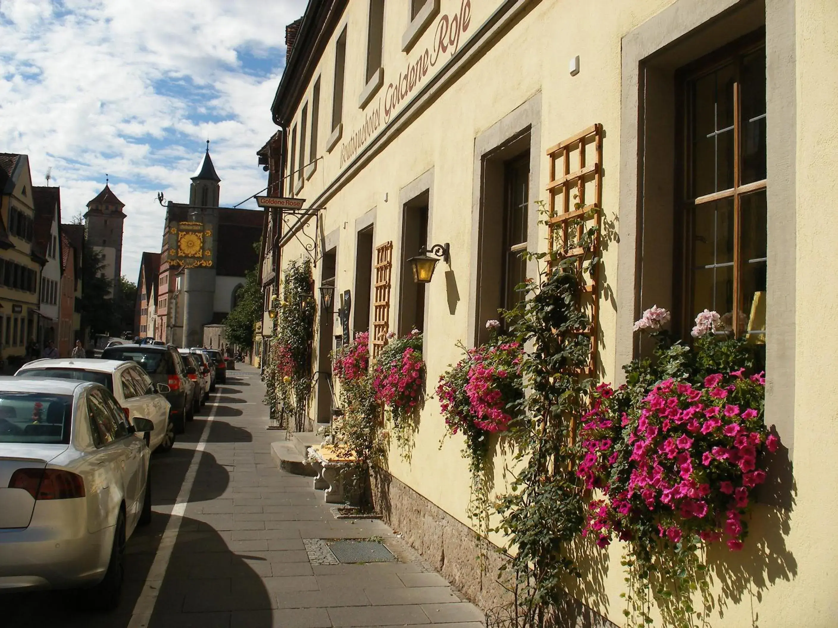 Property building in Boutiquehotel Goldene Rose