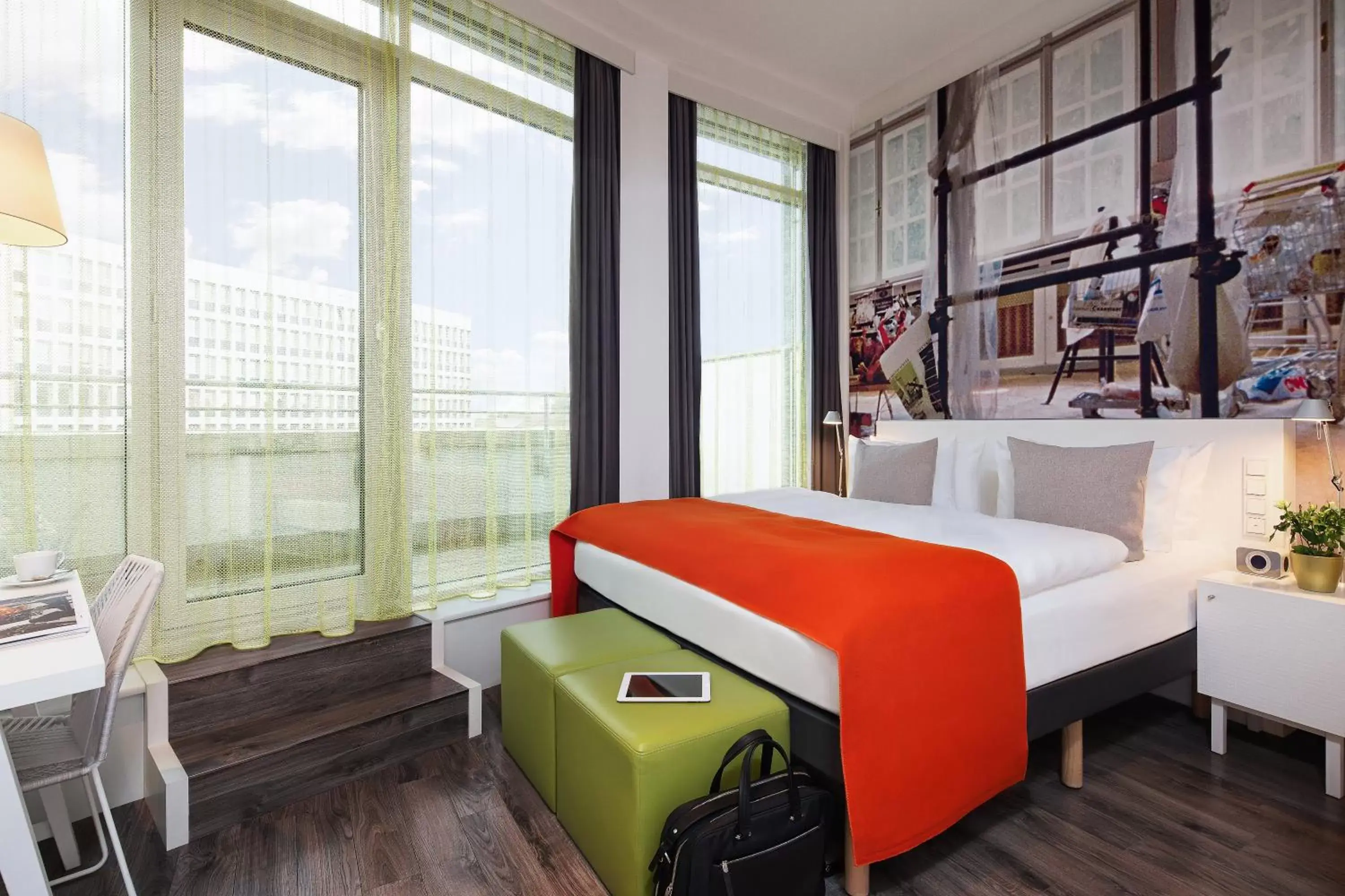 Standard Queen Room with Balcony in Hotel Indigo Berlin – Ku’damm, an IHG Hotel