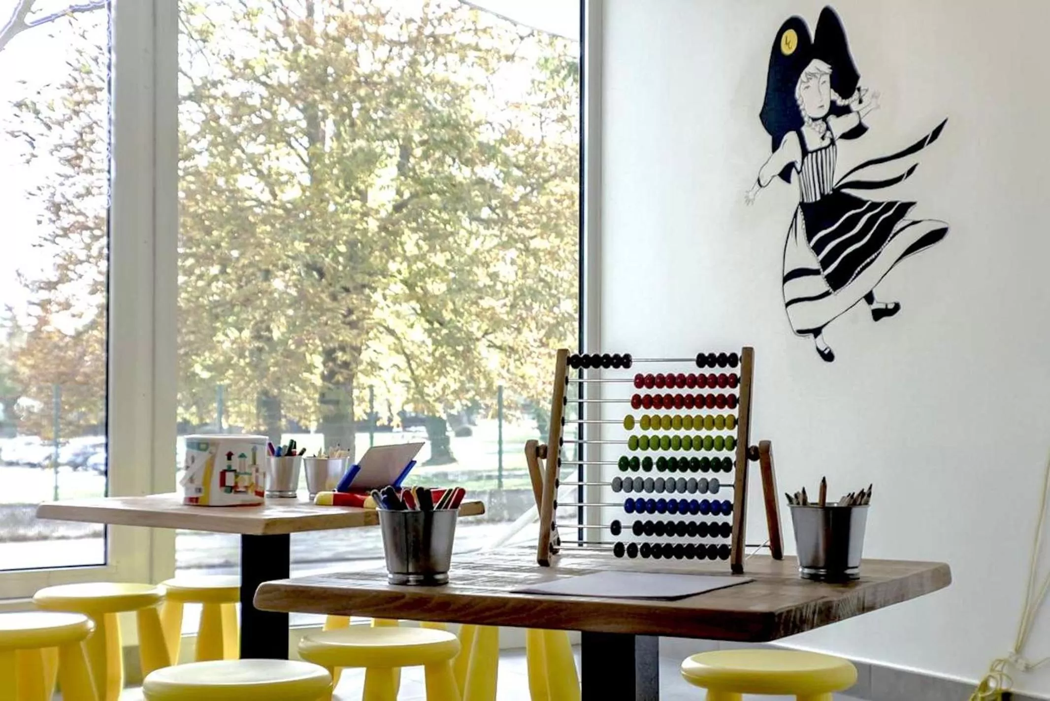 Children play ground in ibis Strasbourg Aéroport Le Zénith