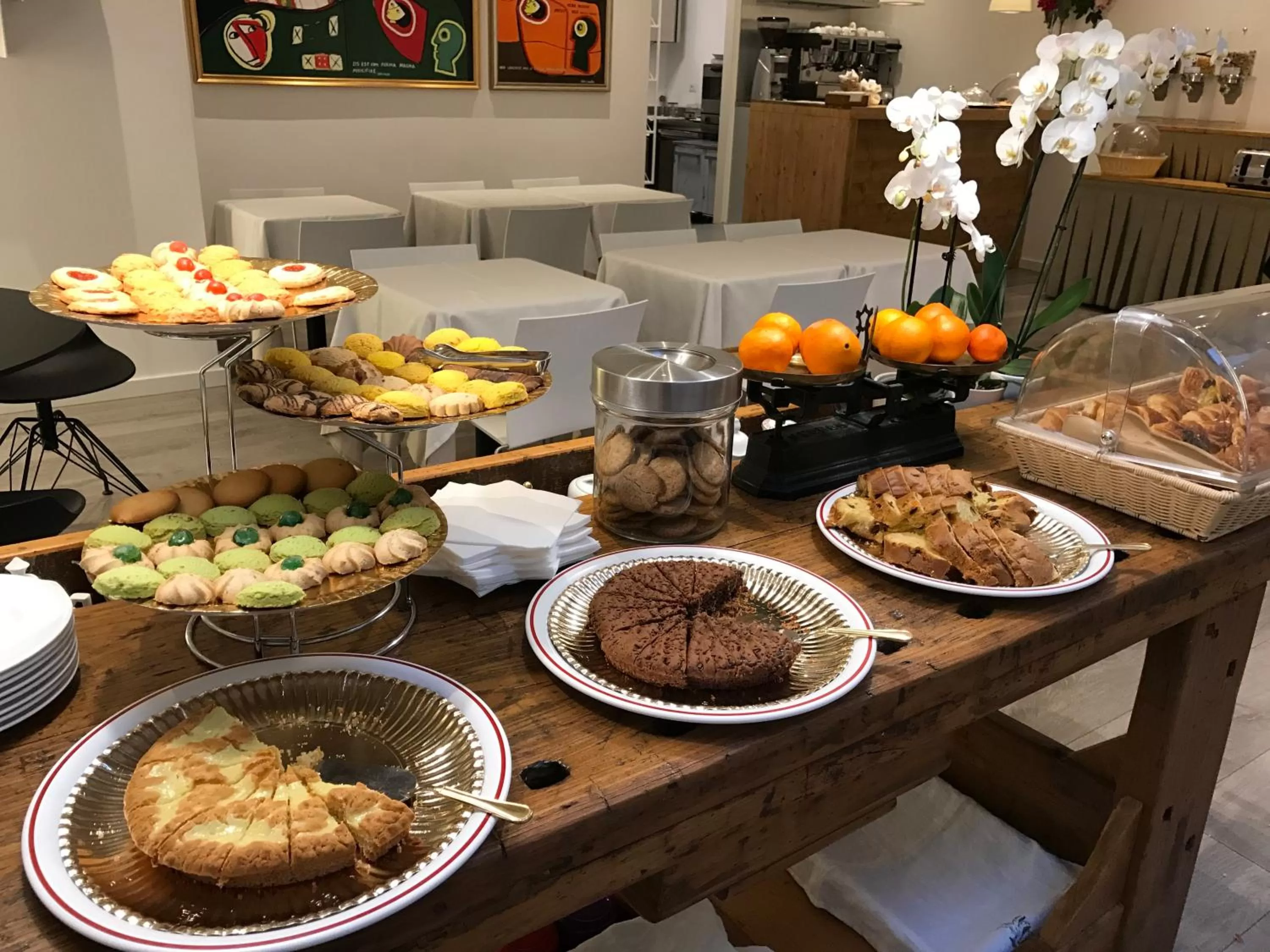 Buffet breakfast in Hotel Bernina