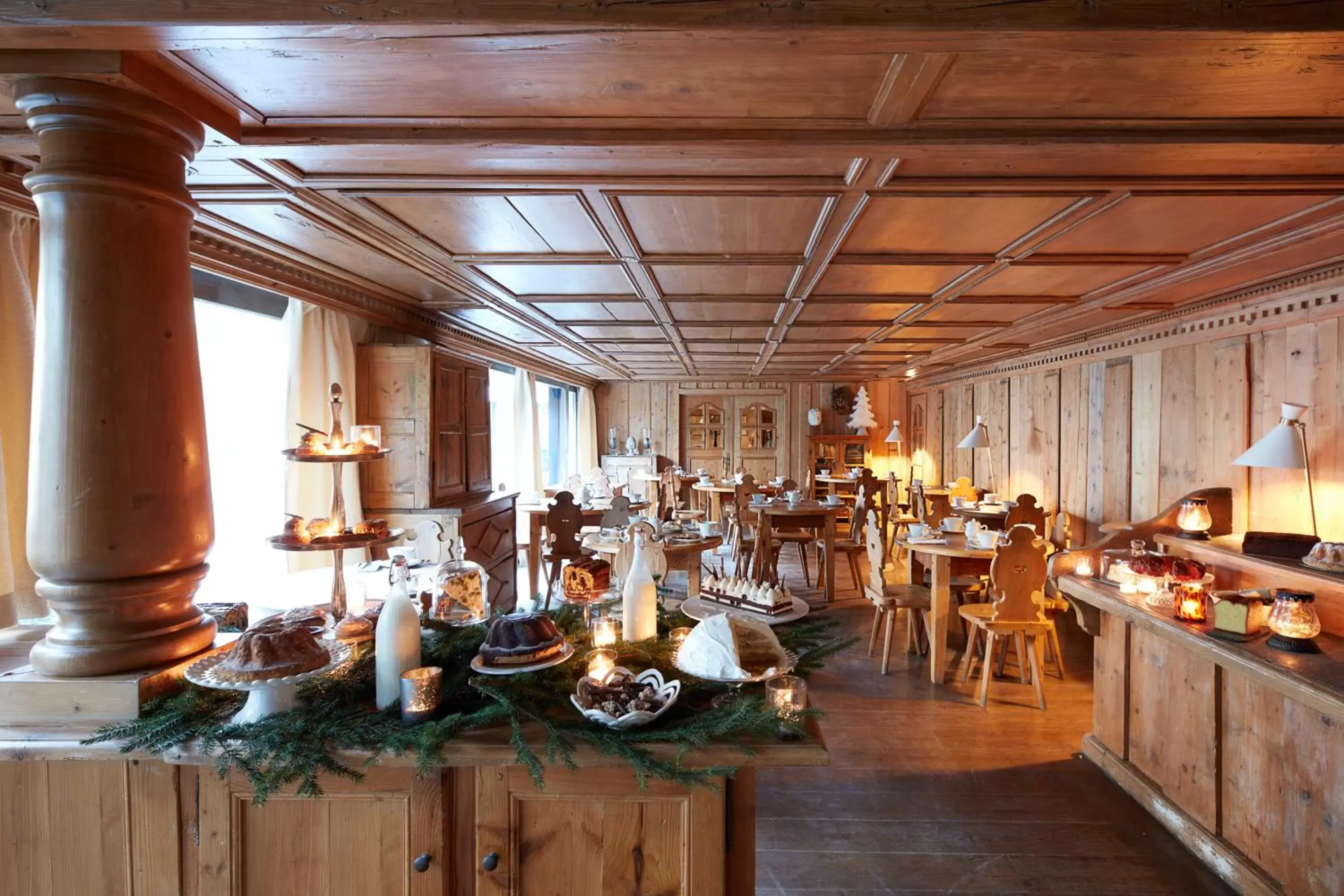 Breakfast, Restaurant/Places to Eat in Hotel Mont Blanc Megève