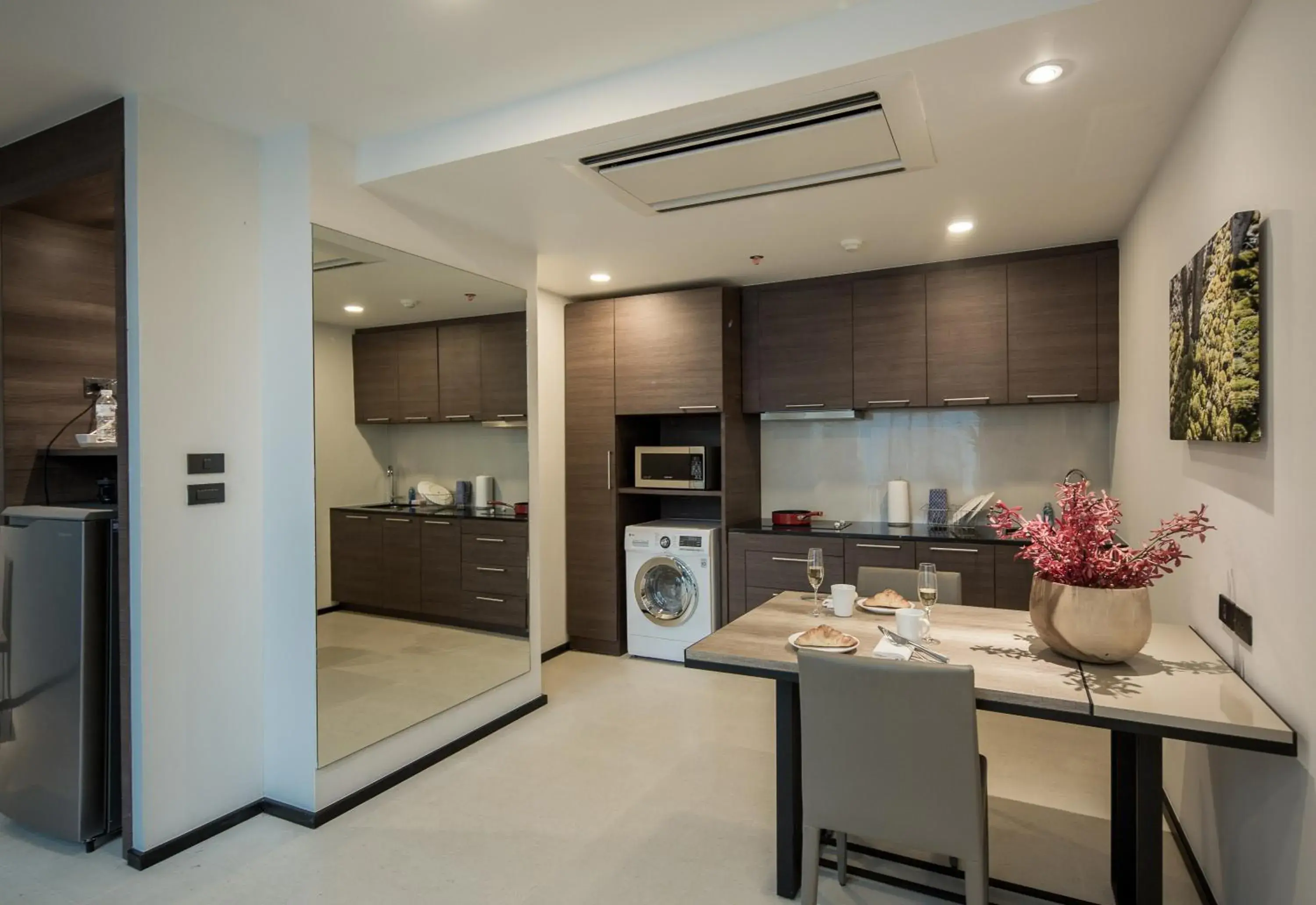Kitchen or kitchenette, Kitchen/Kitchenette in LiT BANGKOK Residence - SHA Extra Plus