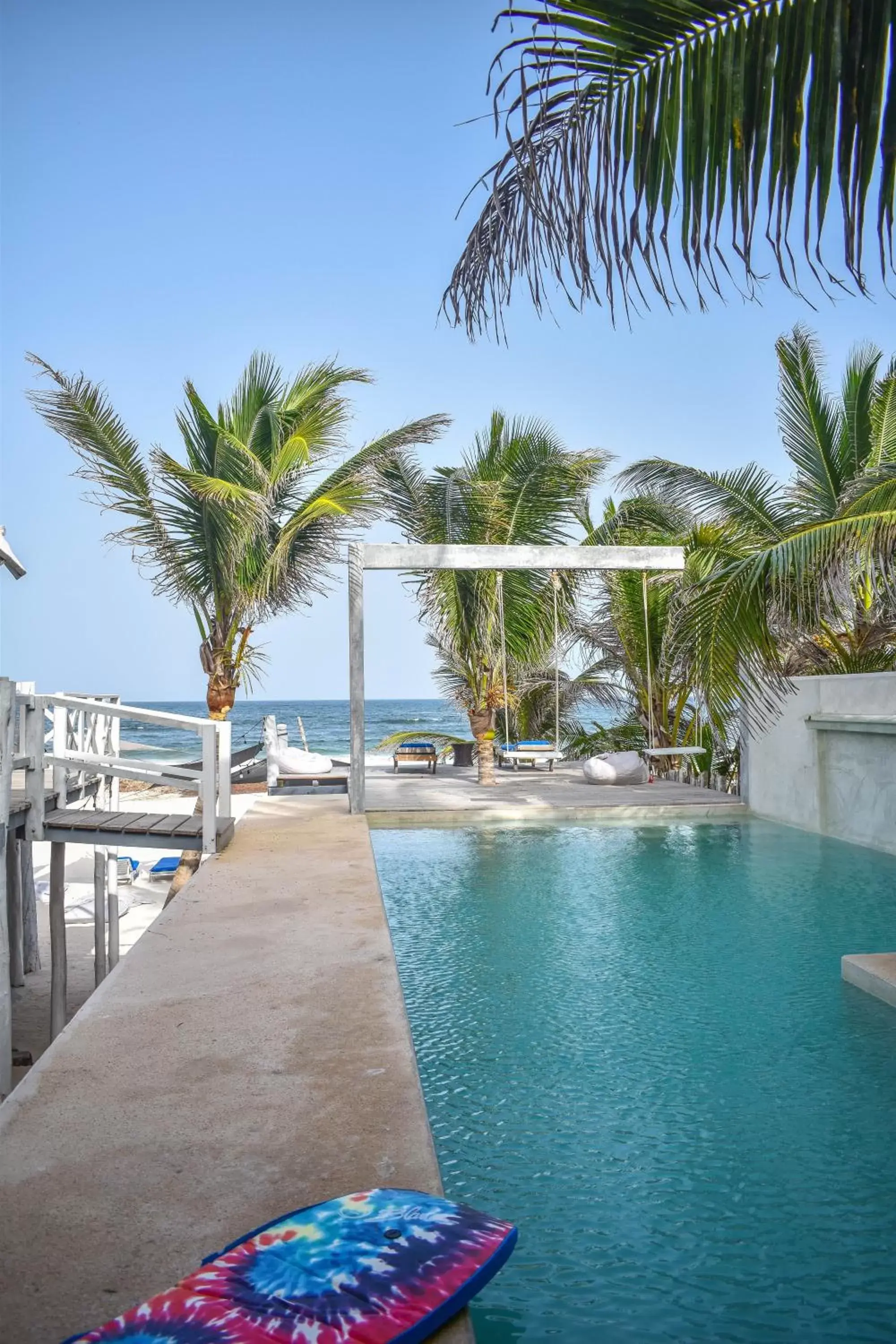 Swimming pool in Posada Lamar Tulum Beach Front and Pool