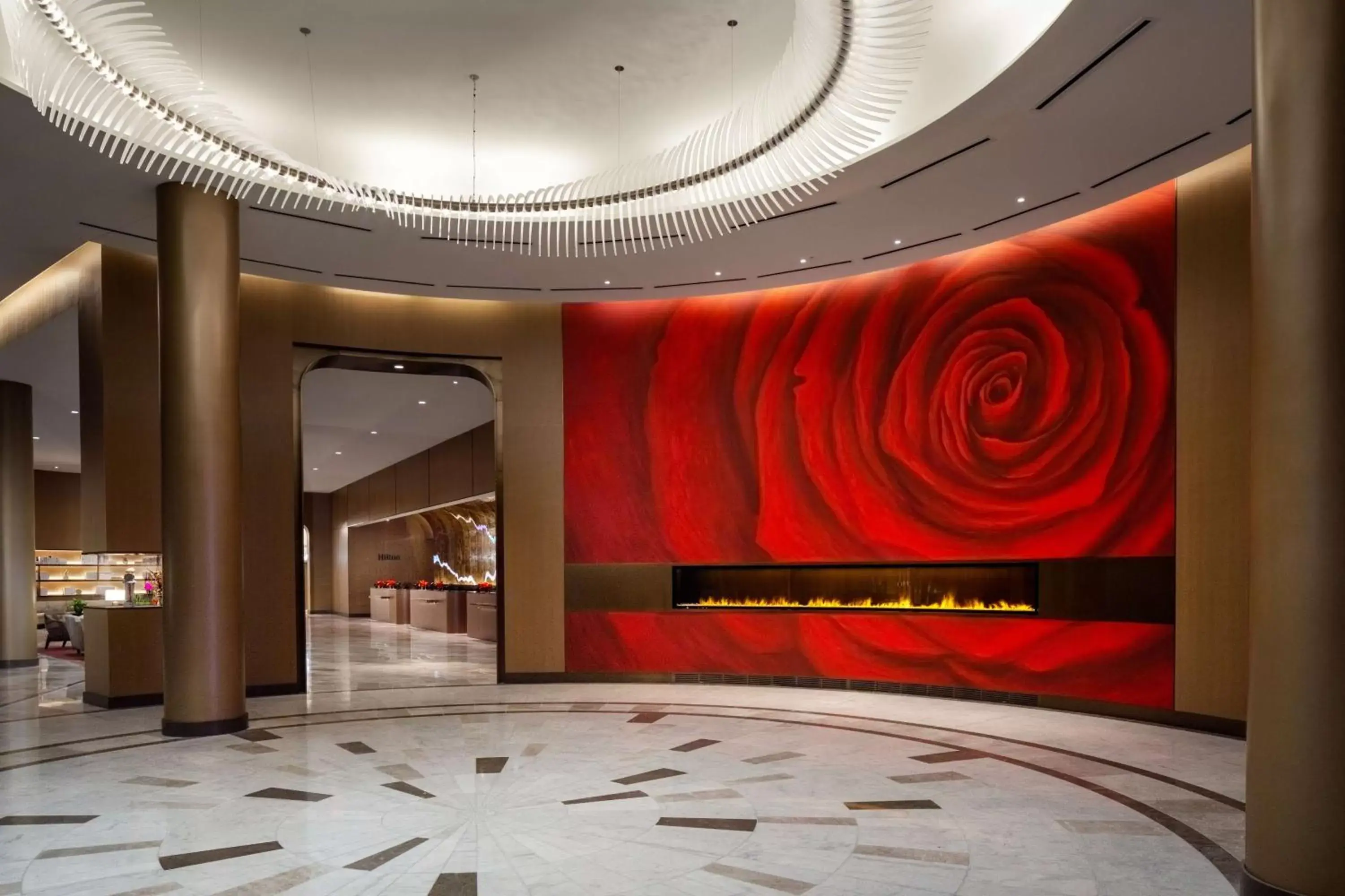 Lobby or reception in Hilton Columbus Downtown