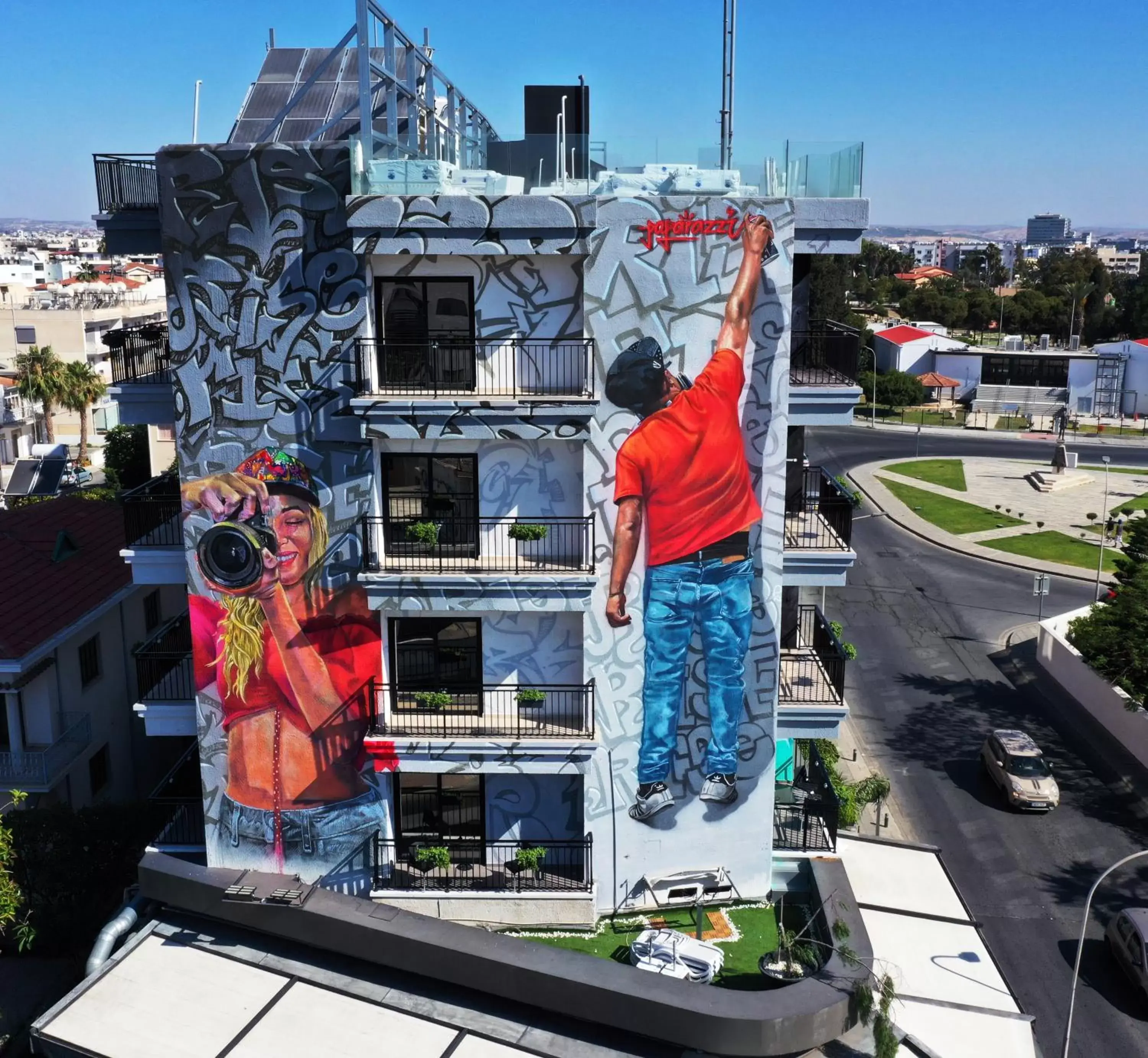 Property building in Rise Street Art Hotel