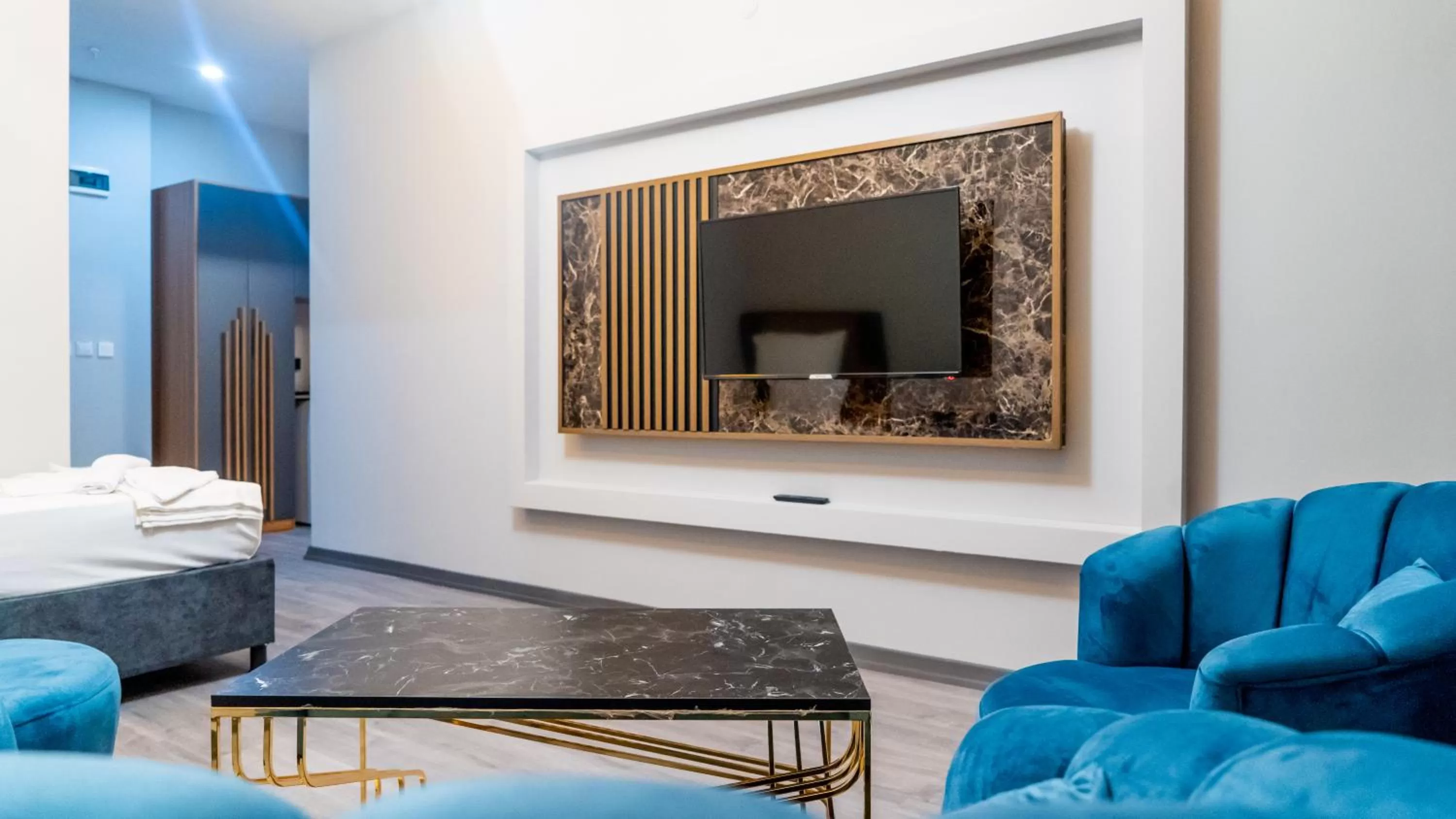 Bed in GRAND MOON HOTEL