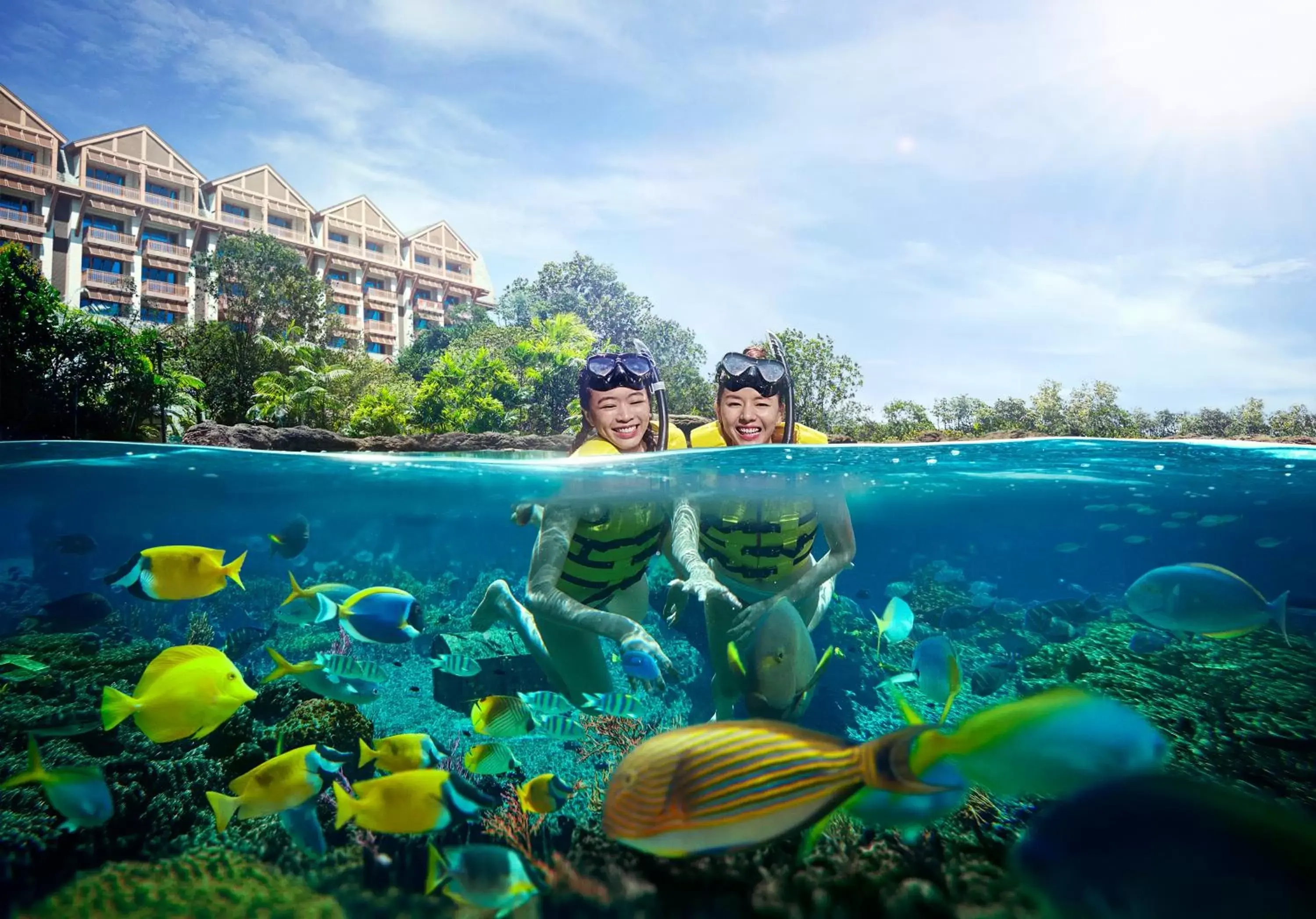Aqua park in Resorts World Sentosa - Hotel Ora