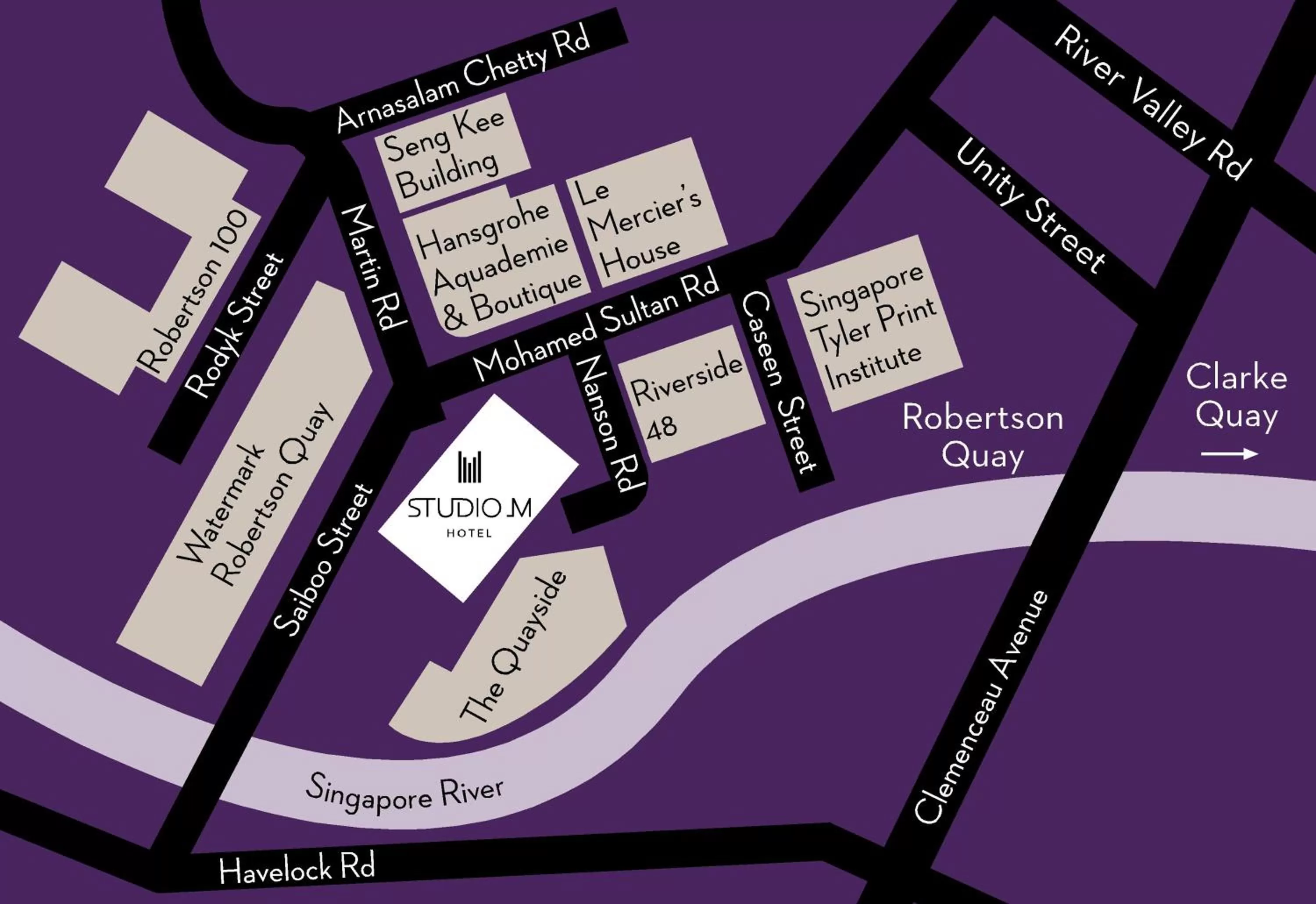 Location in Studio M Hotel