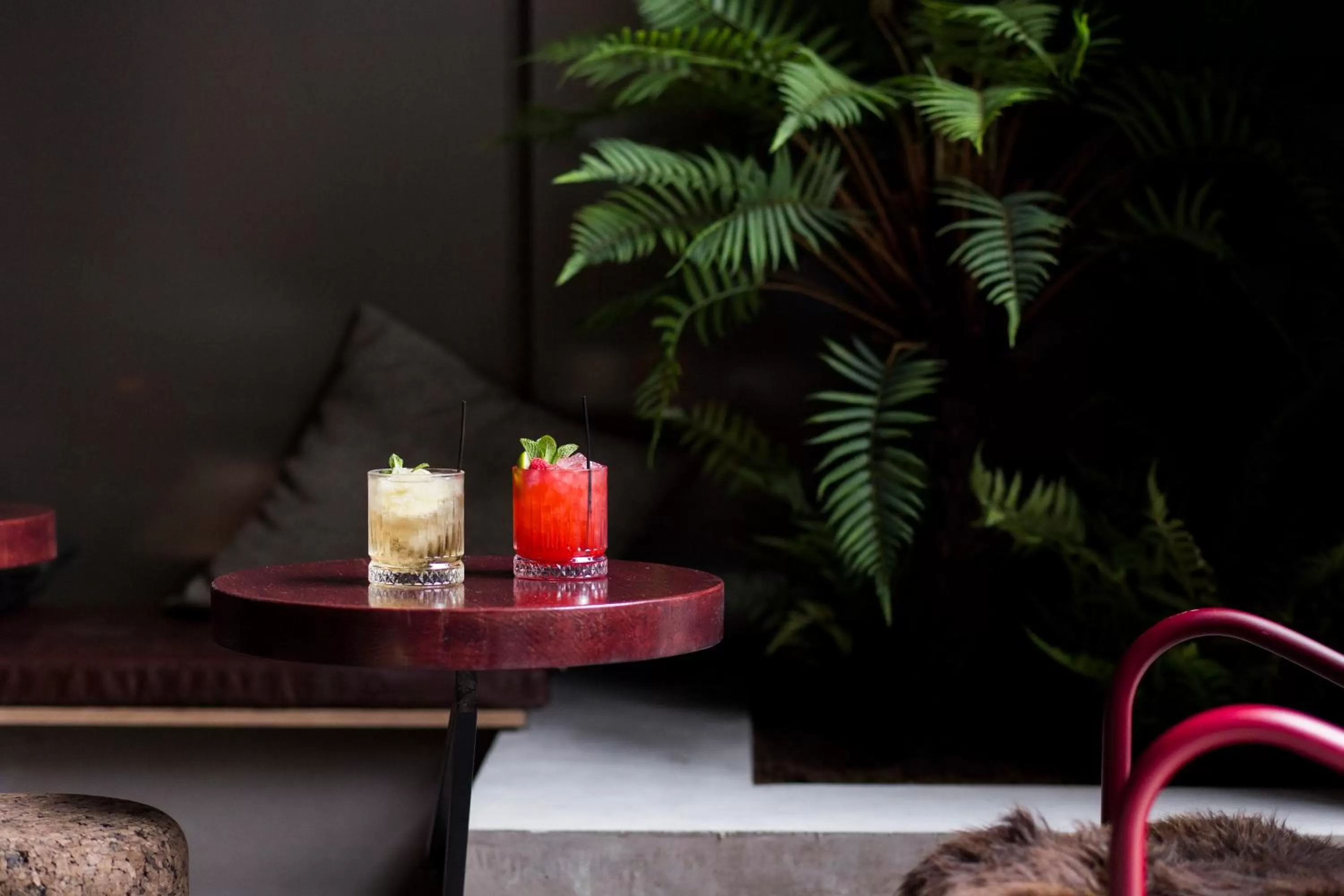 Seating area in YUST Antwerp