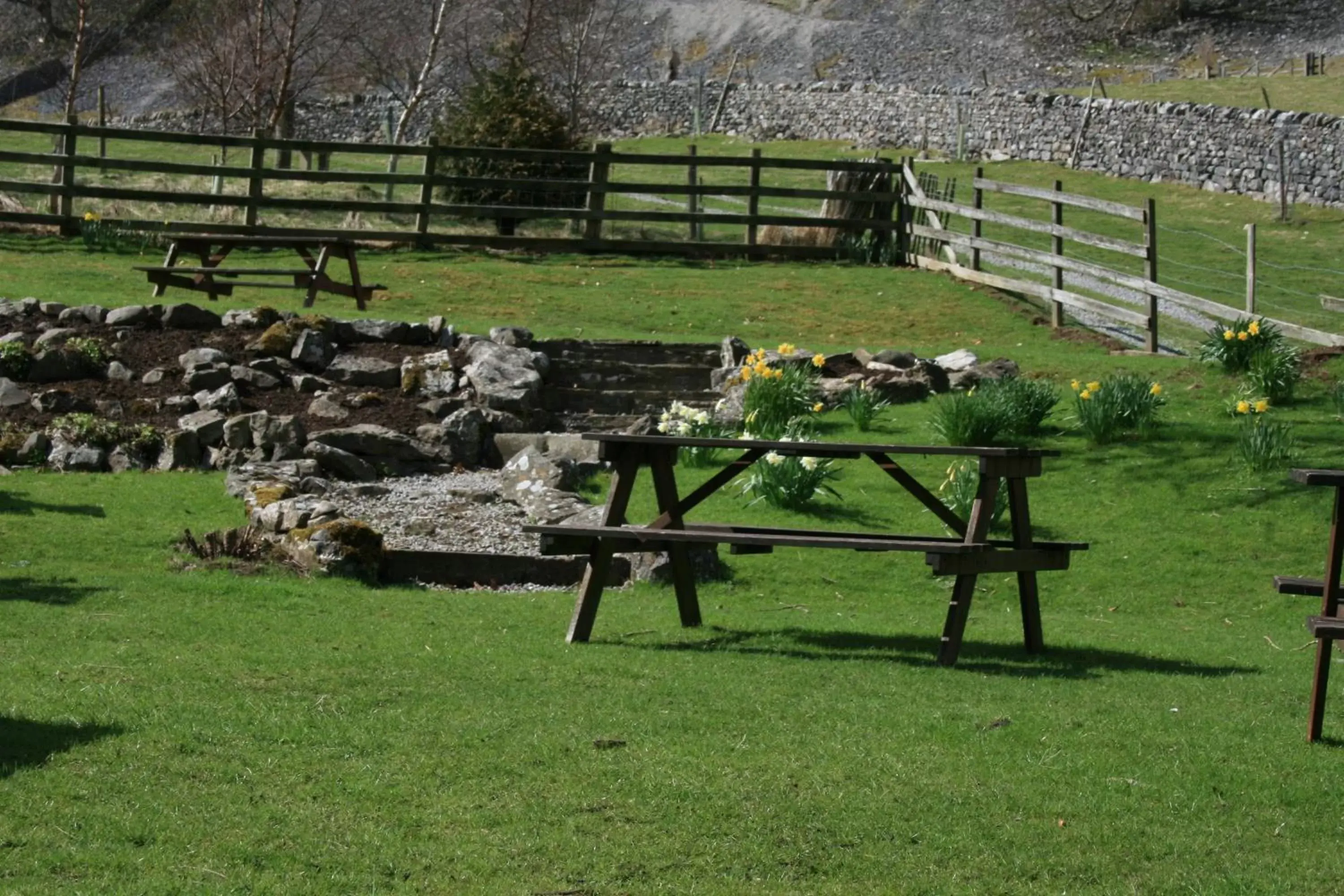 Garden in Tennant Arms Hotel