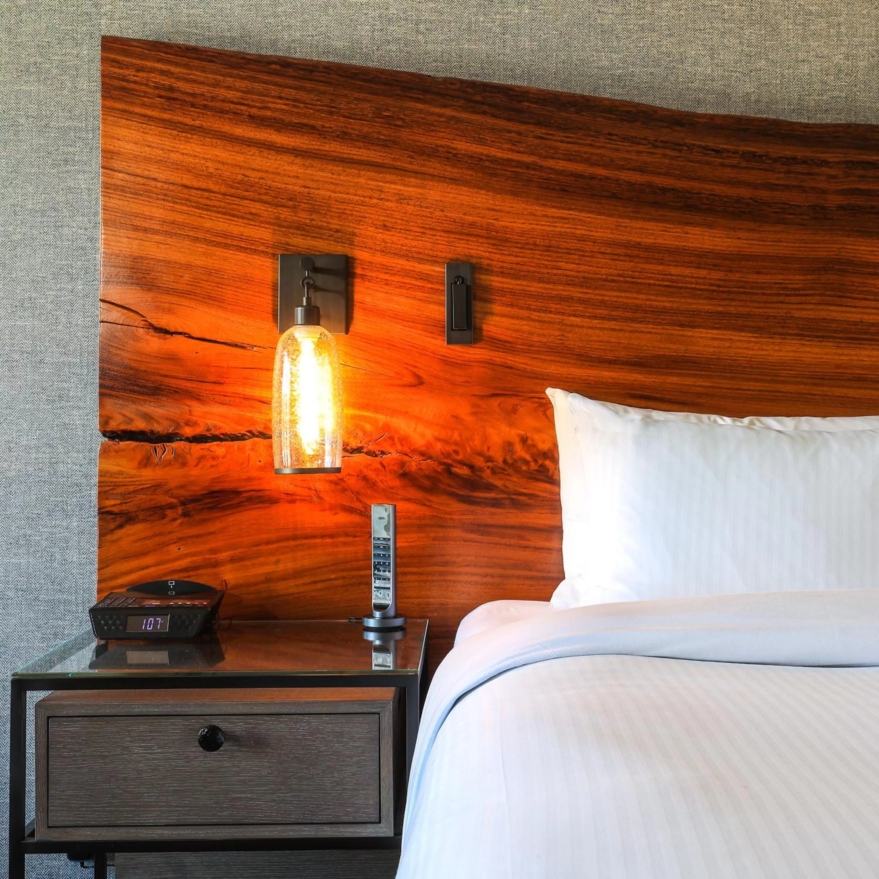 Bed in Fairmont Chateau Whistler