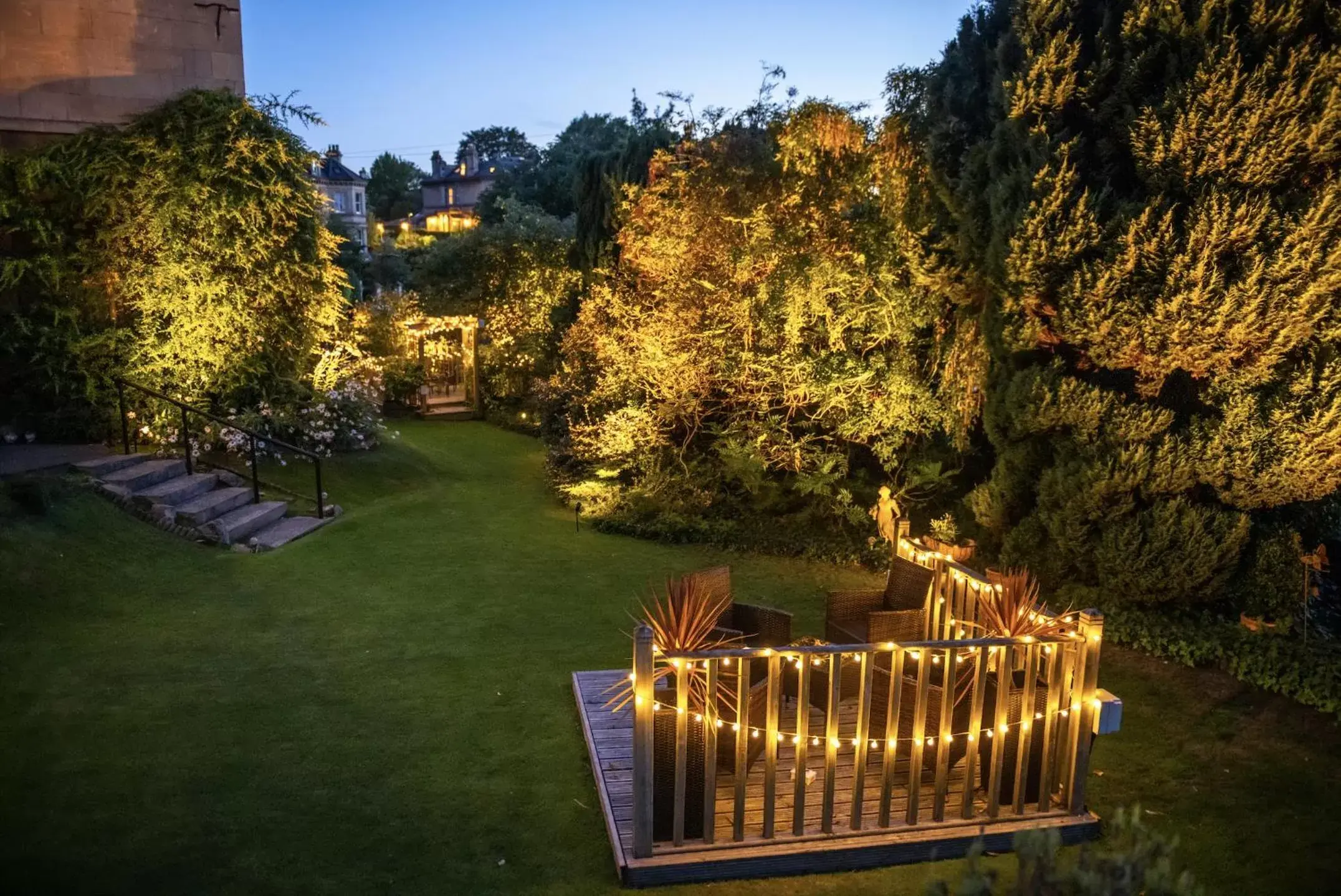 Garden view in Oldfields House