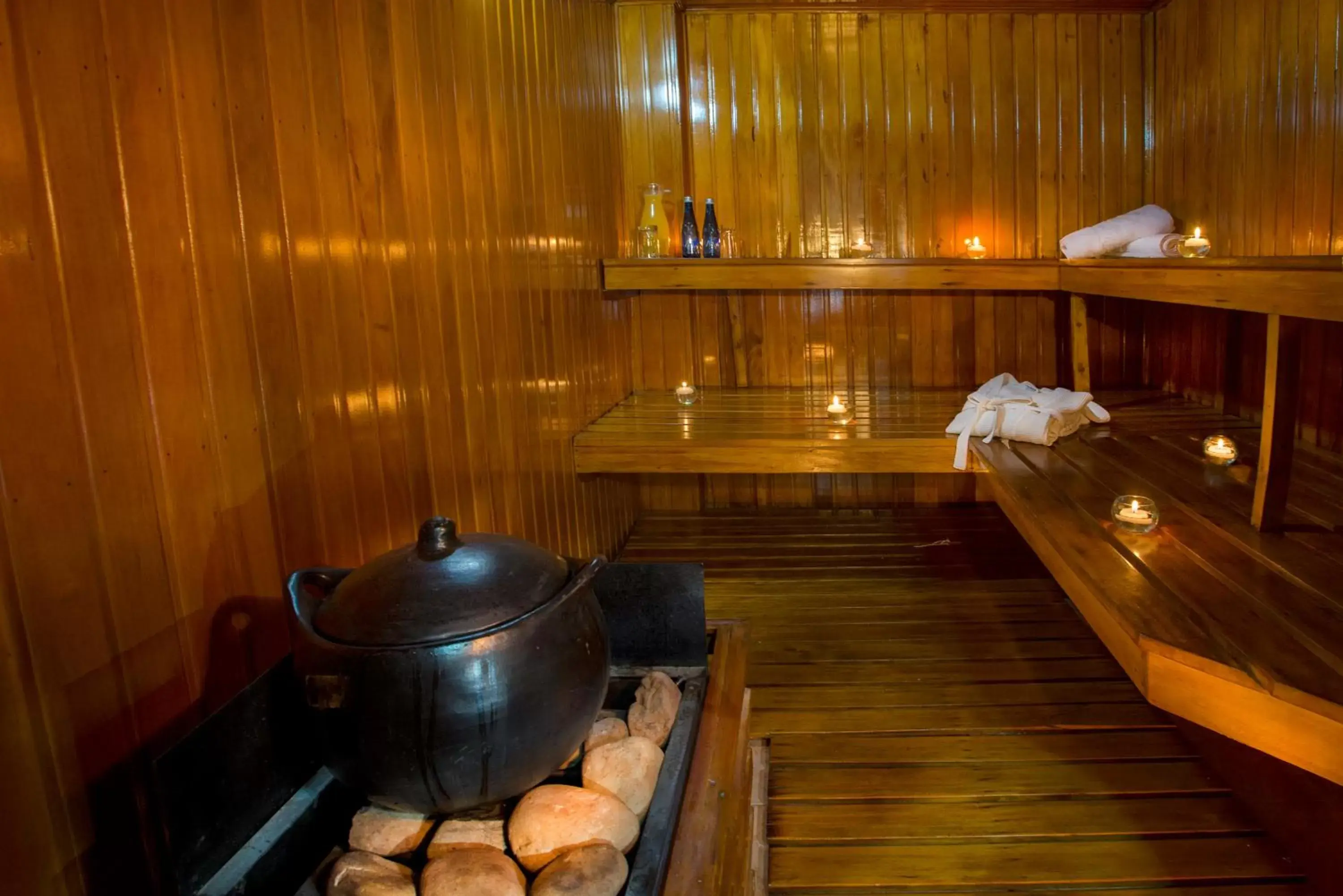 Sauna, Kitchen/Kitchenette in Lancaster House