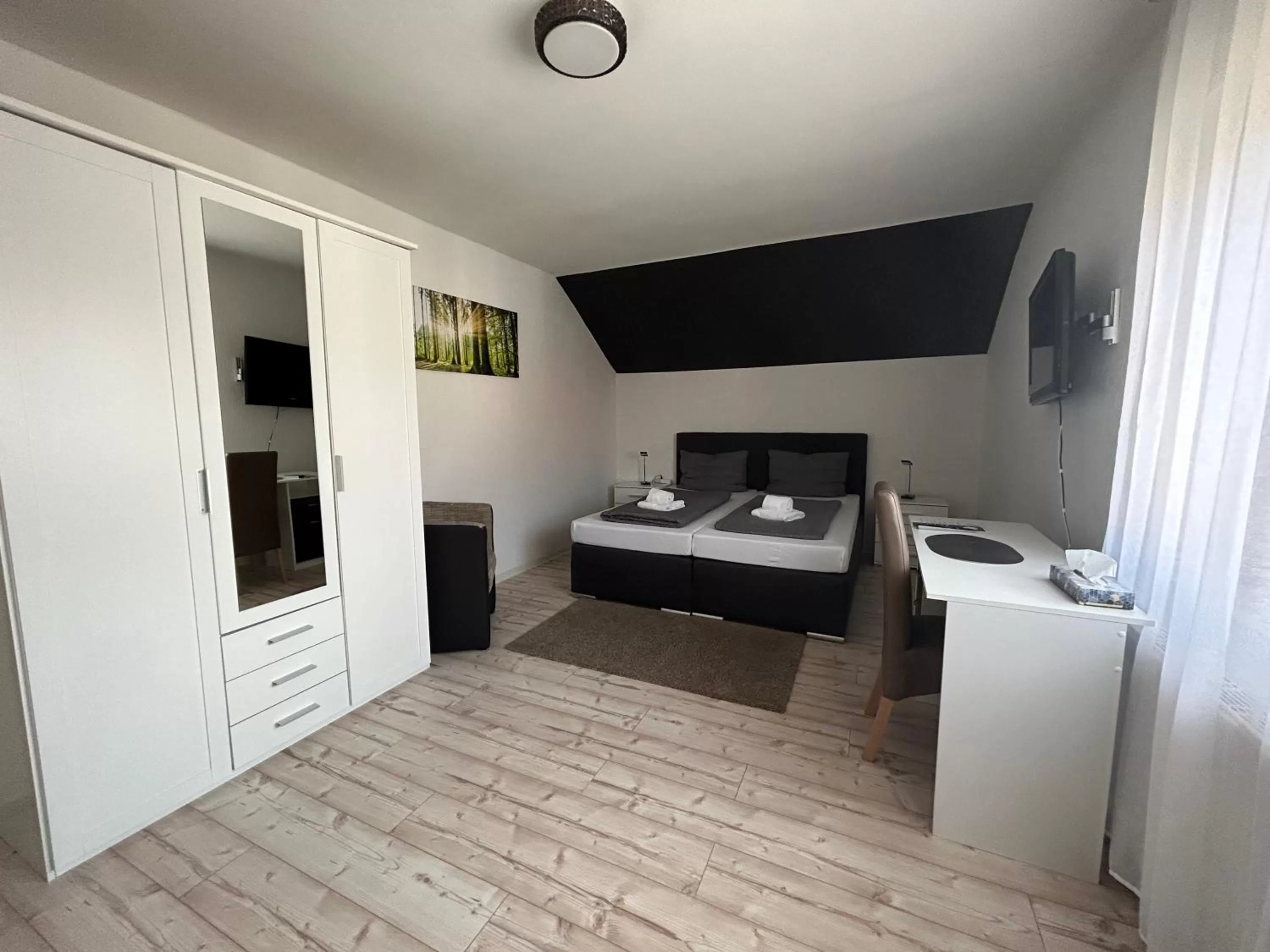 Bed in Hotel Hasselberg