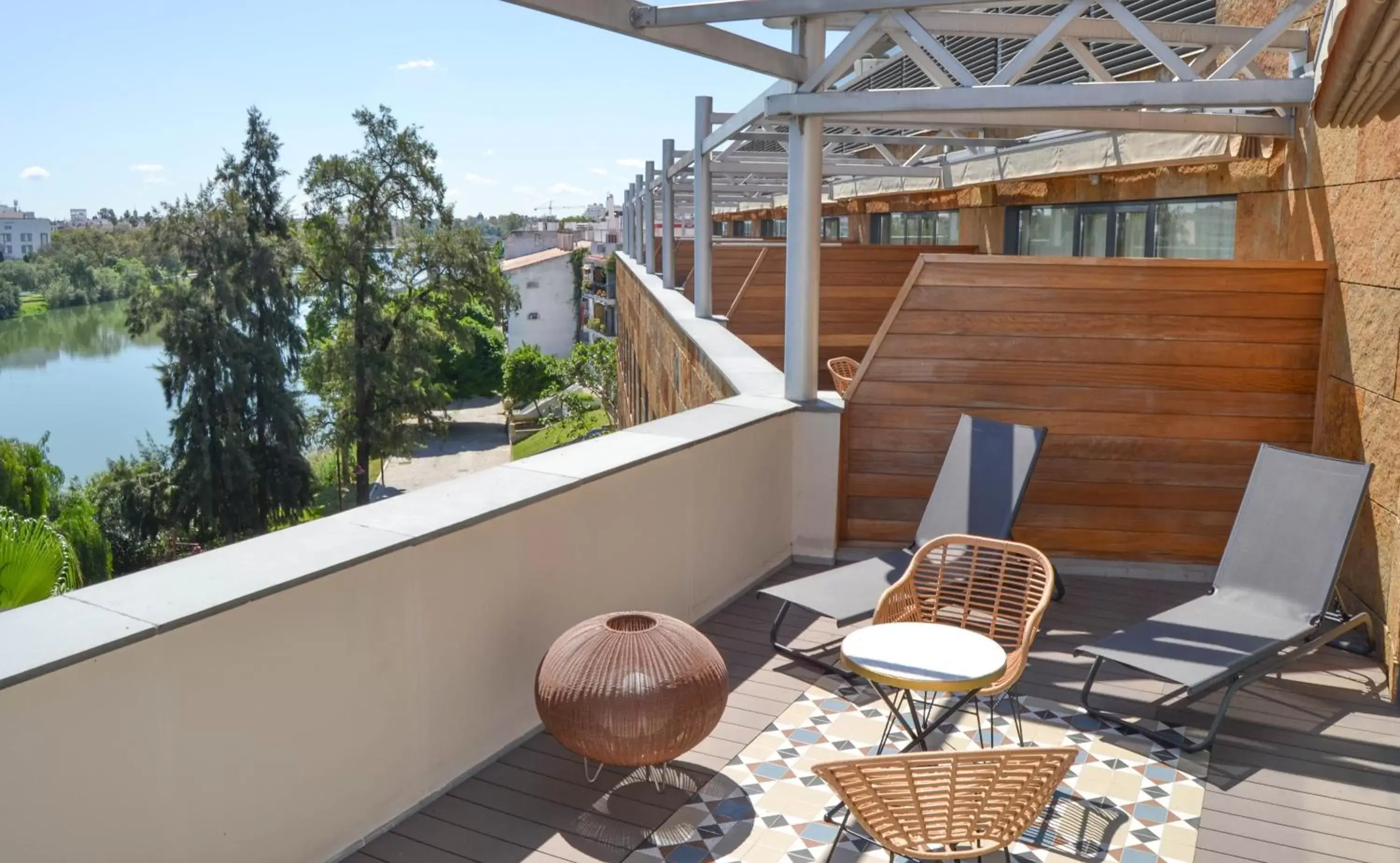Balcony/Terrace in Ribera de Triana Hotel