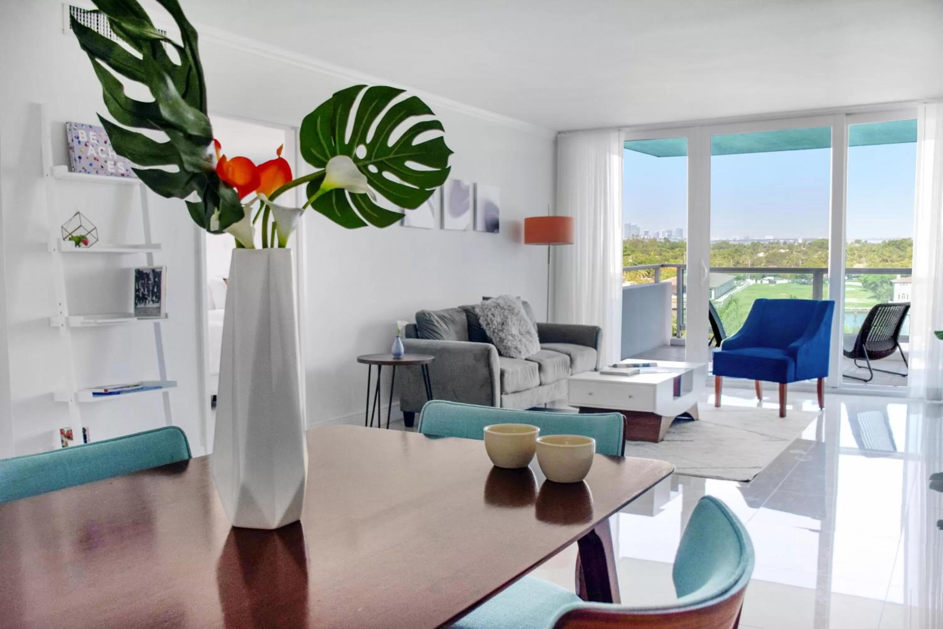 Living room in Seacoast Suites on Miami Beach