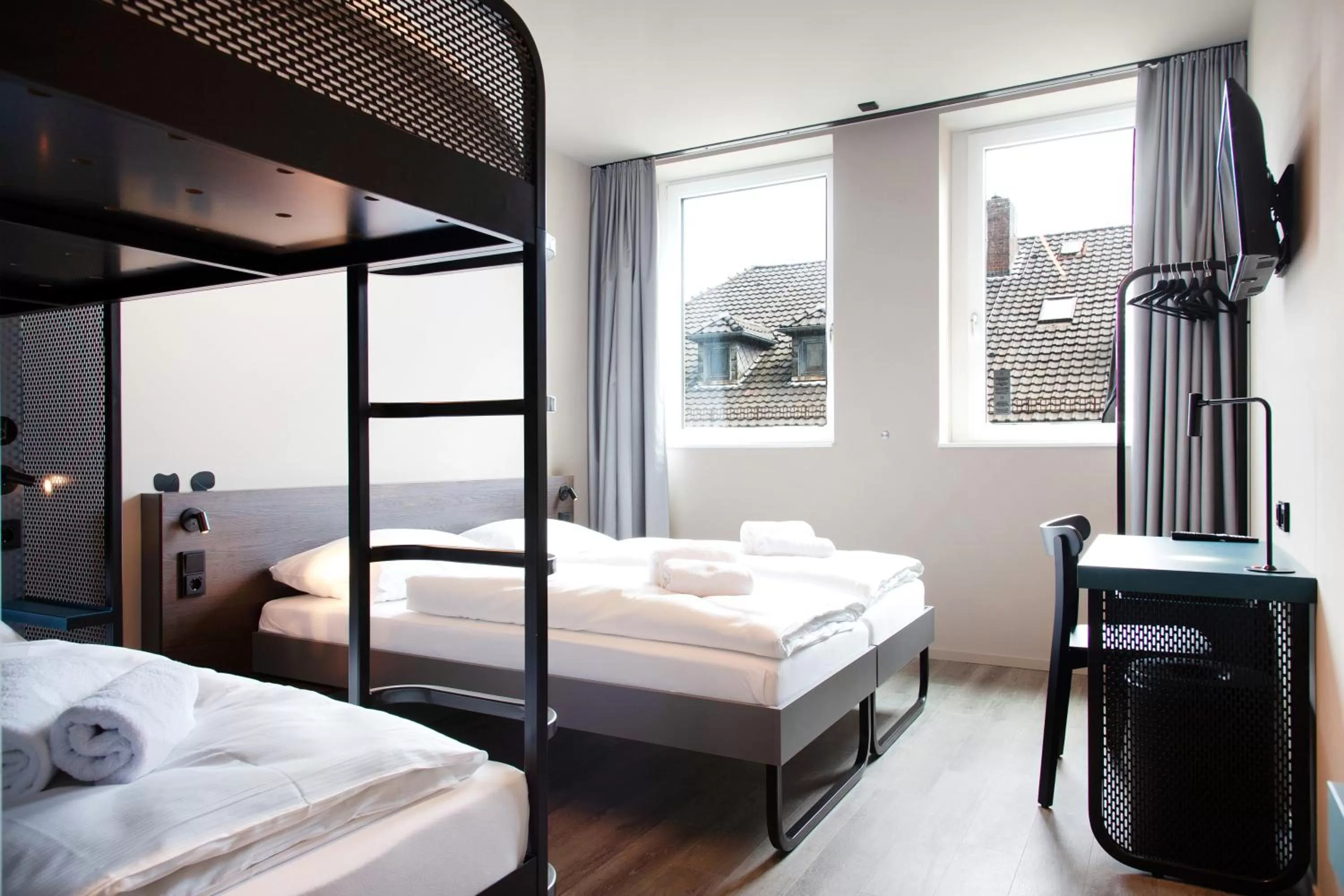 Photo of the whole room, Bed in MEININGER Hotel Bremen Hauptbahnhof