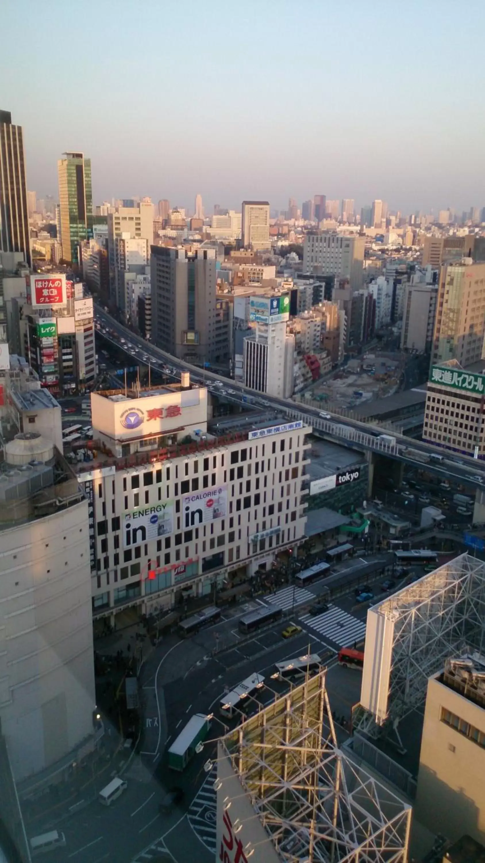 City view, Bird's-eye View in Shibuya Excel Hotel Tokyu