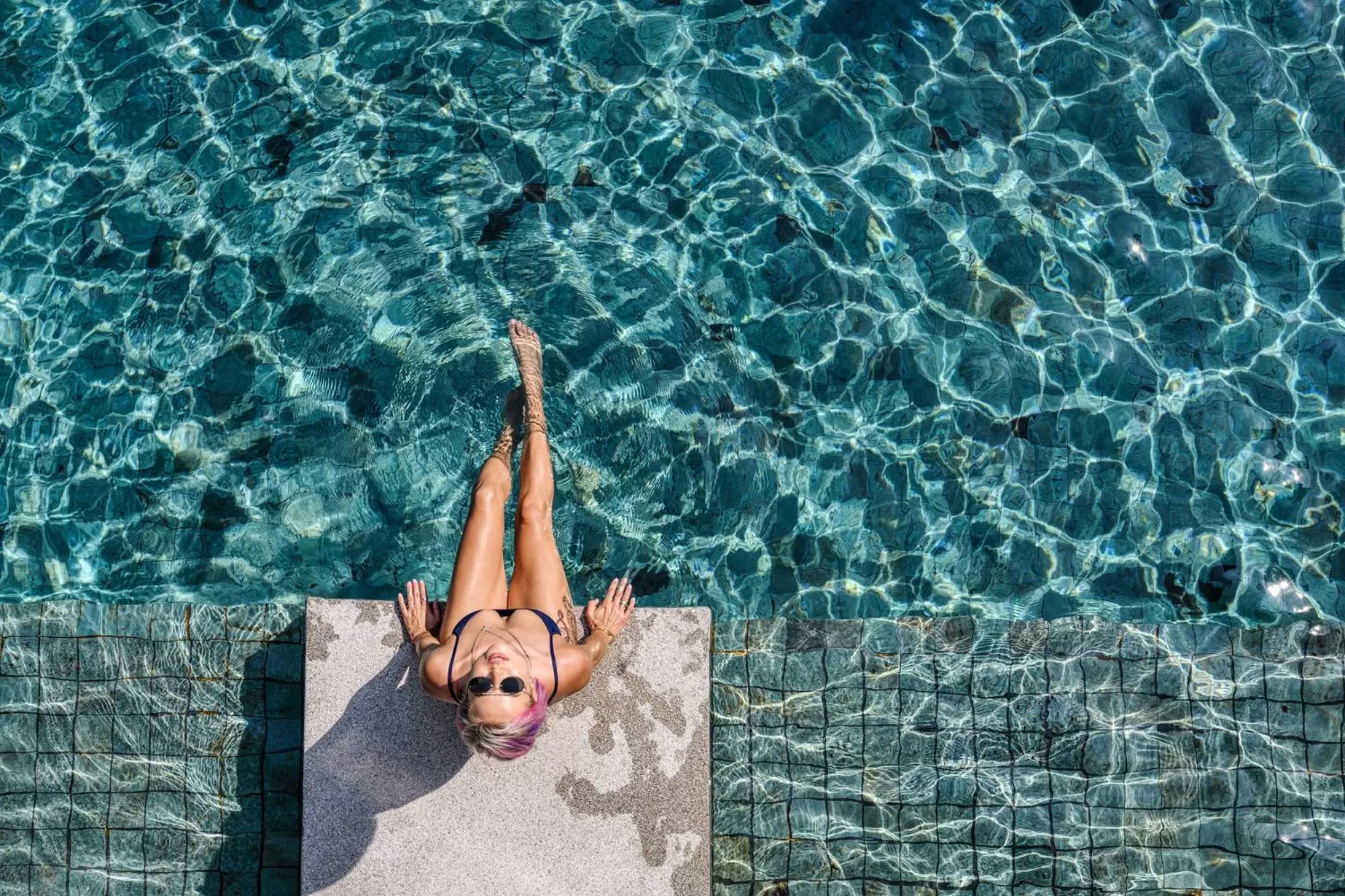 Swimming pool in First Choice Suites SHA Plus Extra