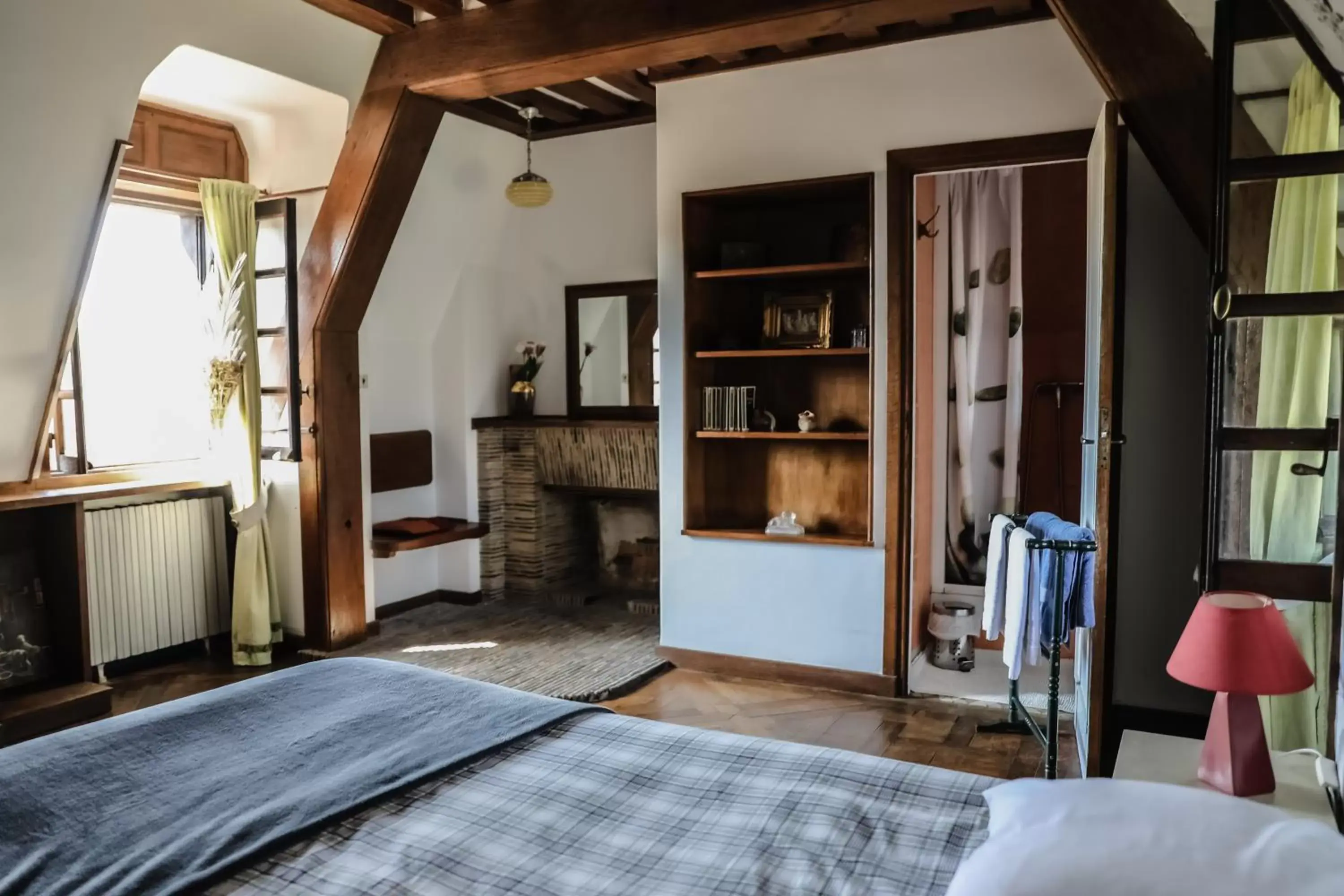 Decorative detail, Bed in Le Logis d'Arniere