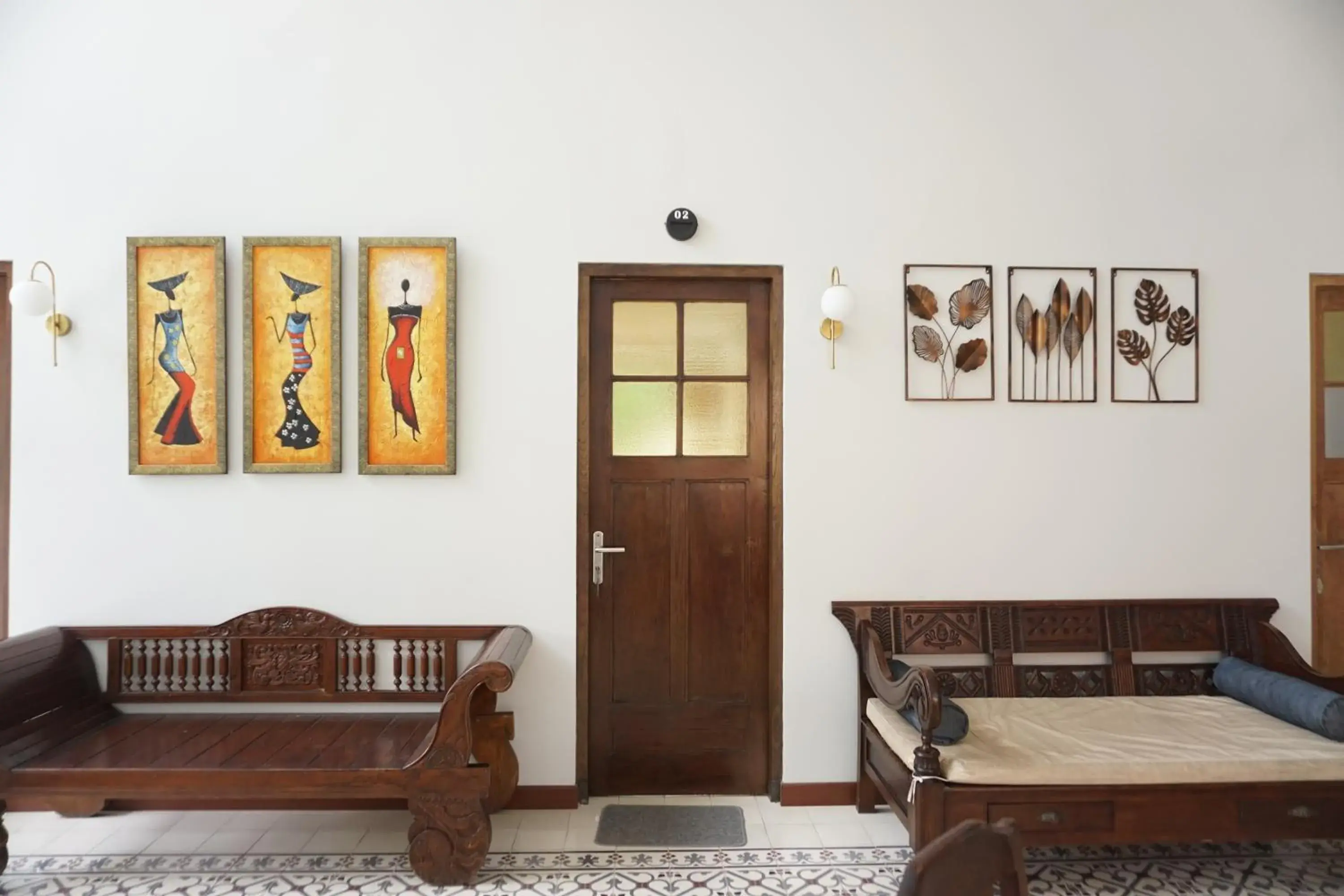 Seating Area in de' Halimun Guest House                                                                   