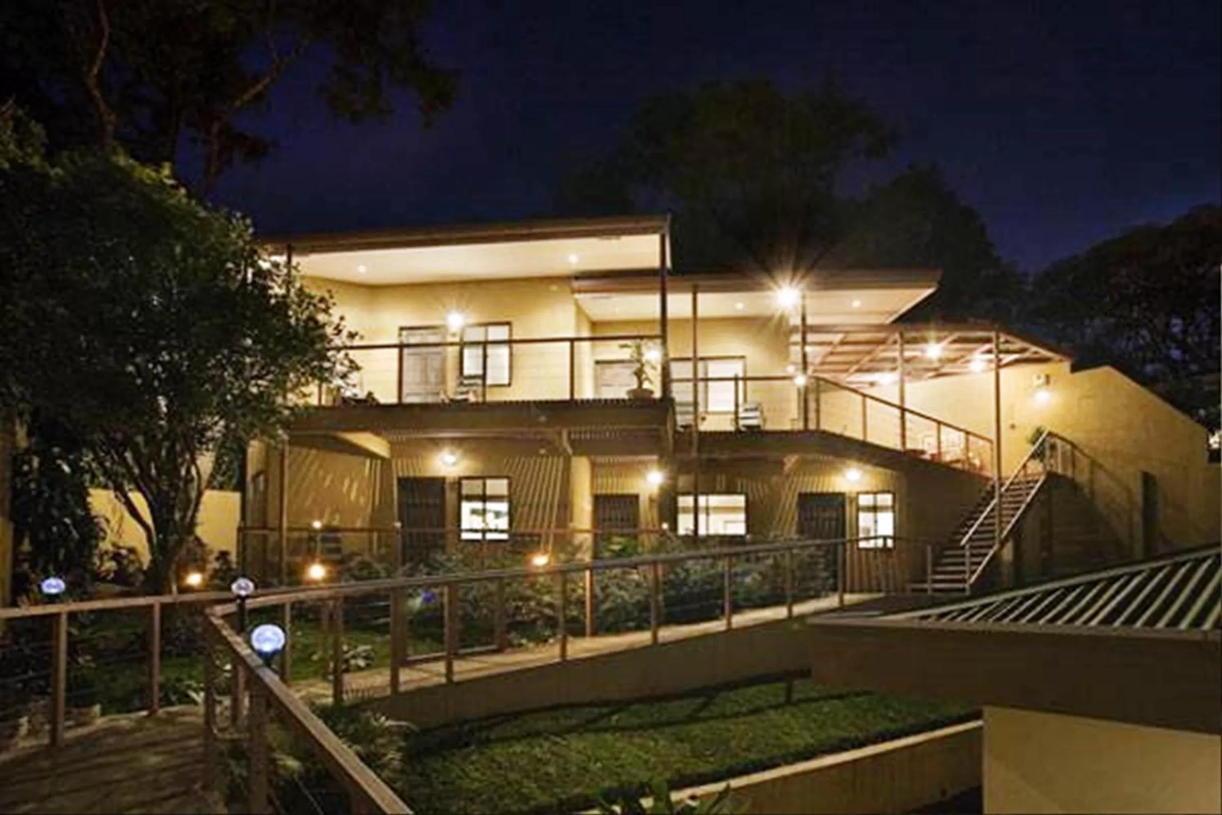 Property building in Out of Bounds Boutique Hotel