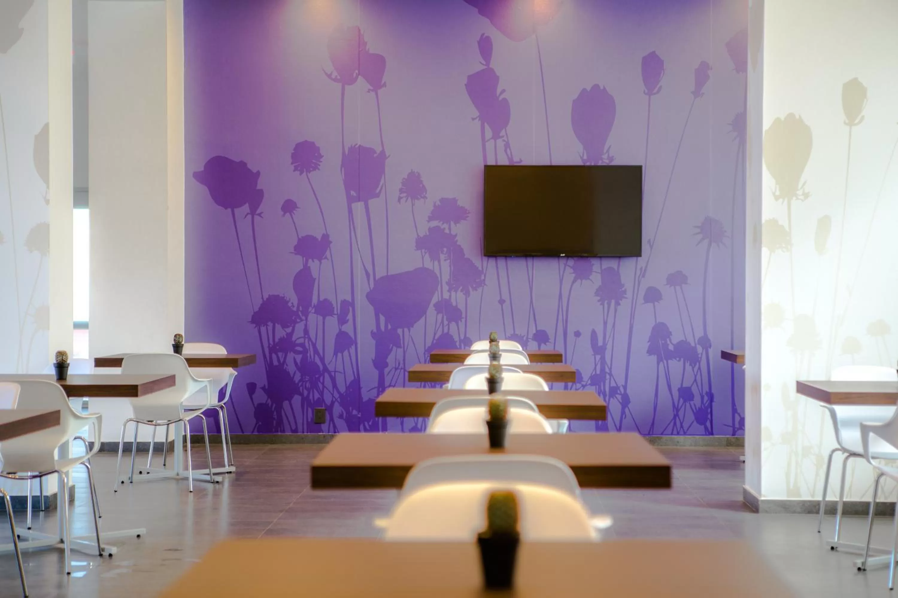 Communal lounge/ TV room in Sleep Inn Guadalajara Galerias