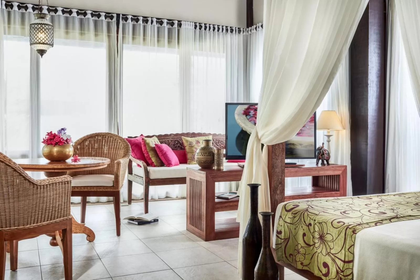 Bed in Zorah Beach Hotel