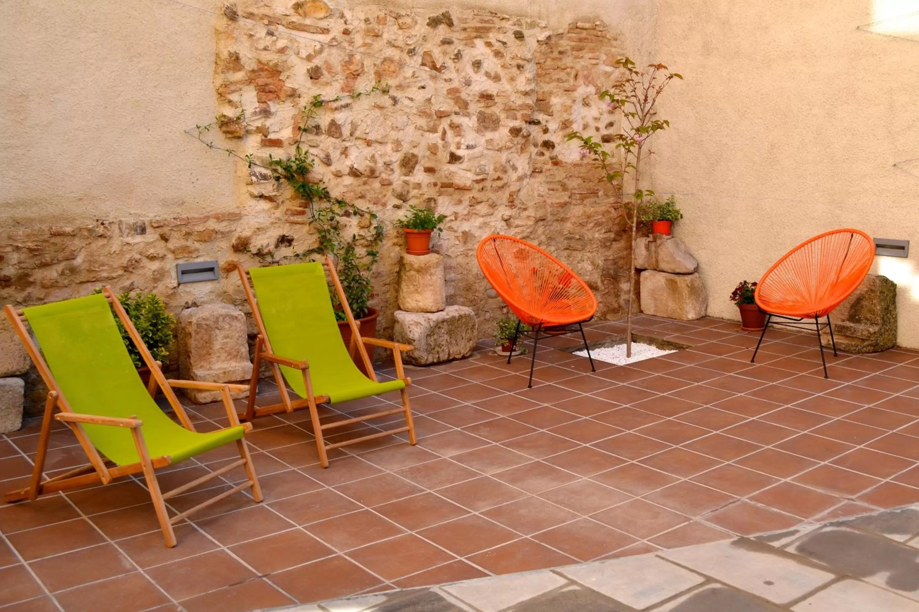 Patio in La Casa de las Aldeas