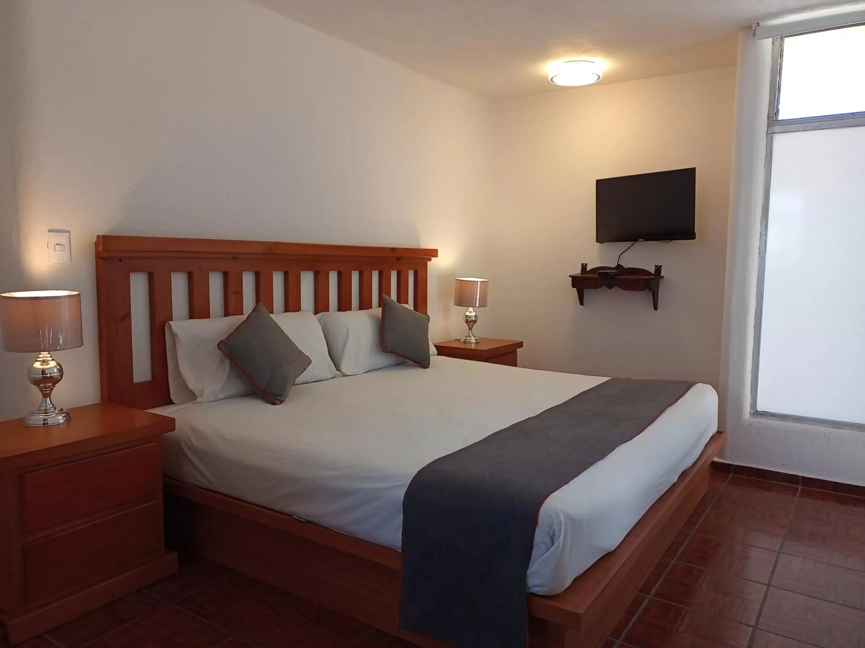 Bedroom, Bed in Hotel Casa Tequis San Luis Potosi