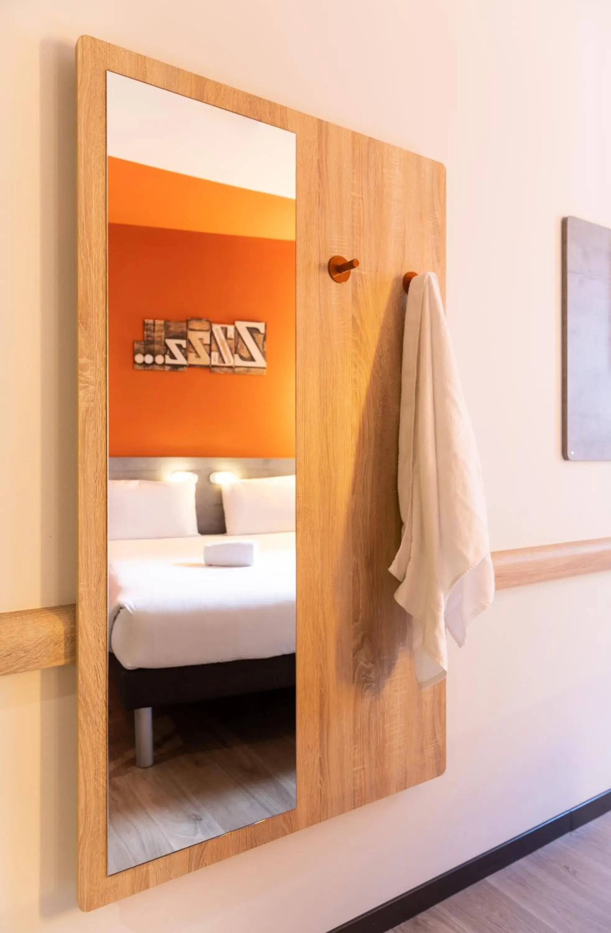 Bed, Bathroom in ibis budget Bilbao City