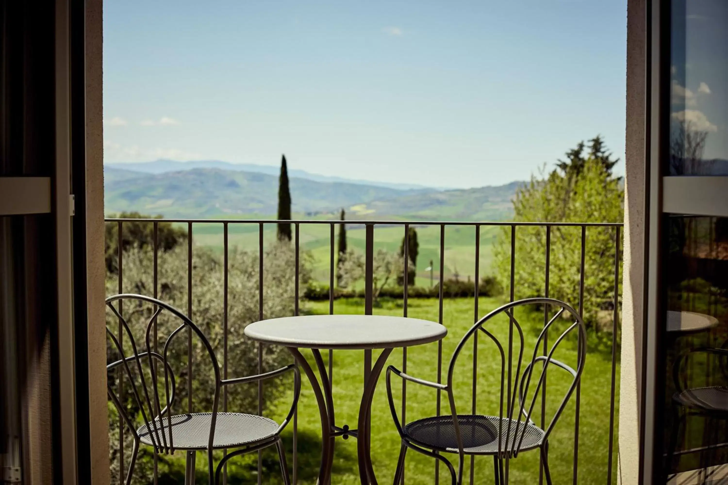 View (from property/room), Balcony/Terrace in Hotel Corsignano