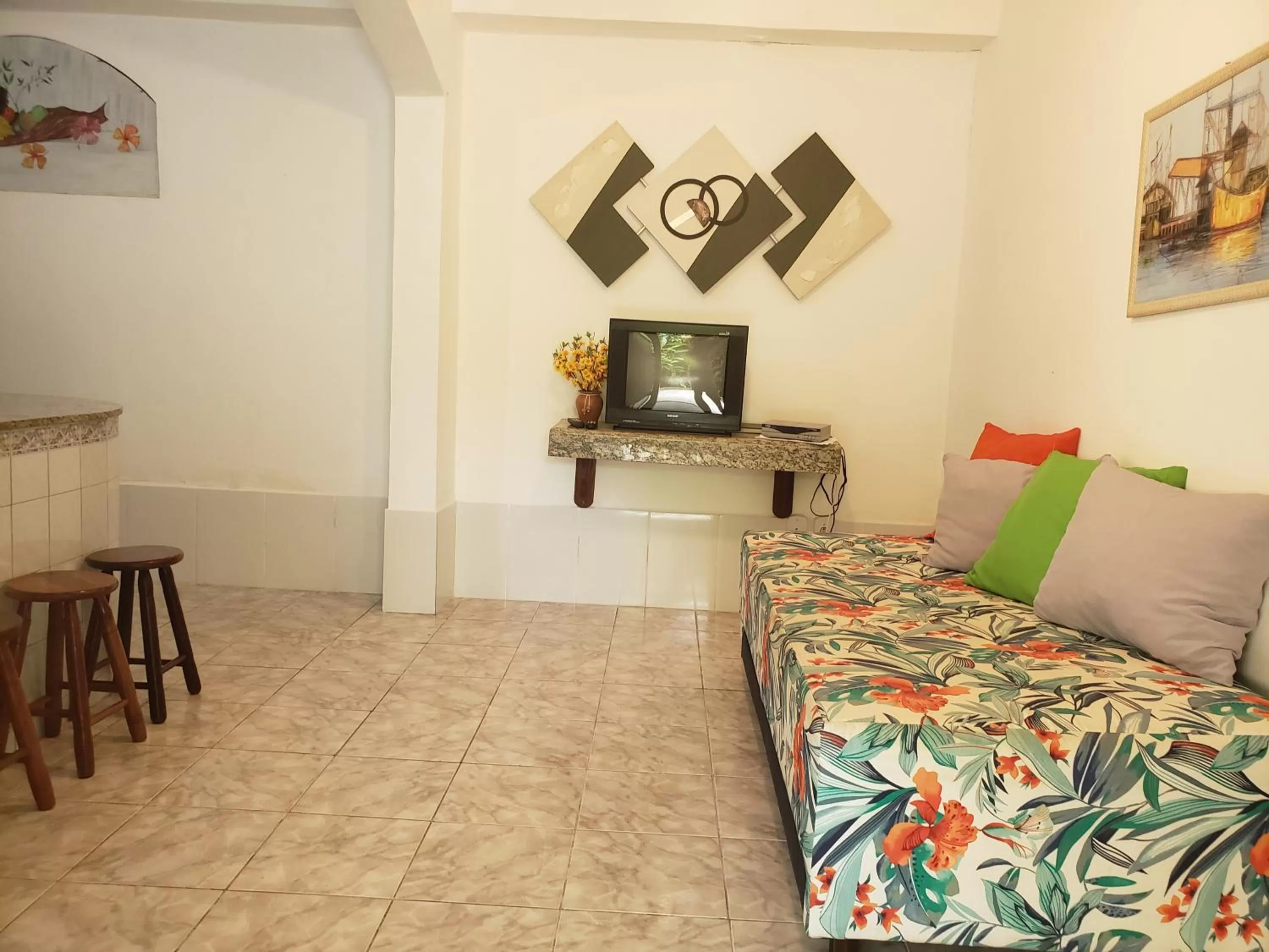 TV/Entertainment Center in Pousada Recanto Das Emerências