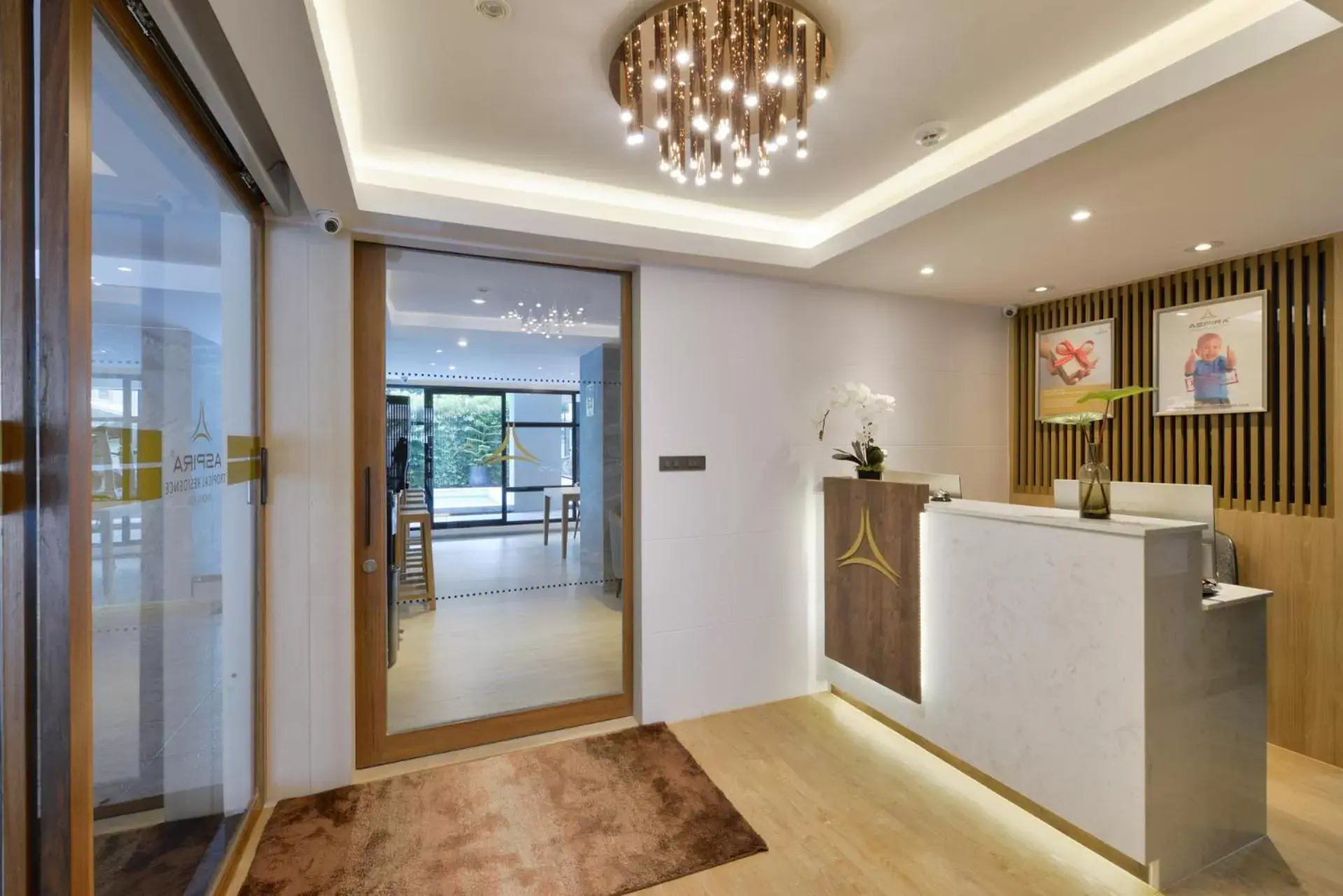 Lobby or reception in Aspira Tropical Residence Thong Lor Lobby or reception in Aspira Tropical Residence Thong Lor