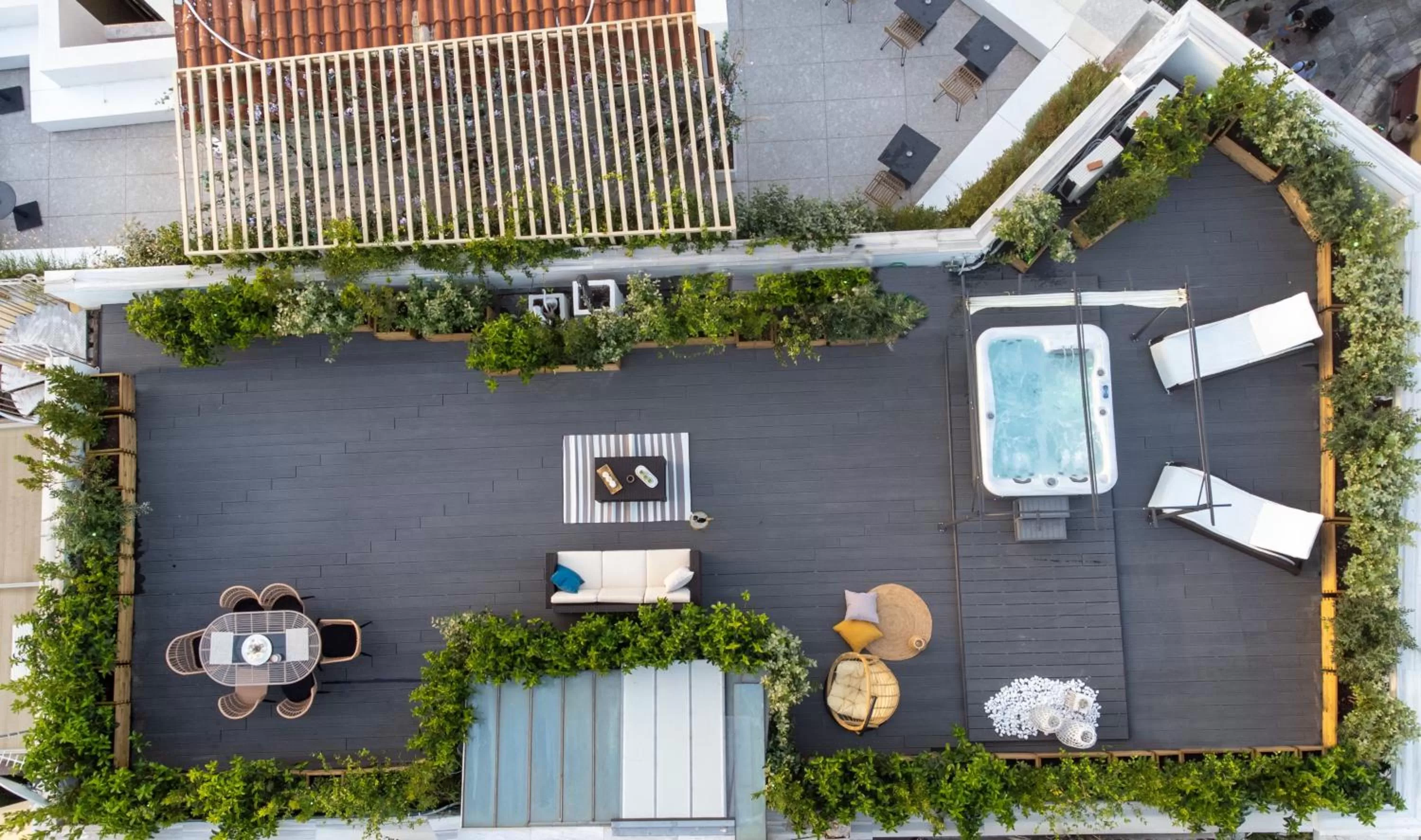 Balcony/Terrace in Plaka Arch Suites