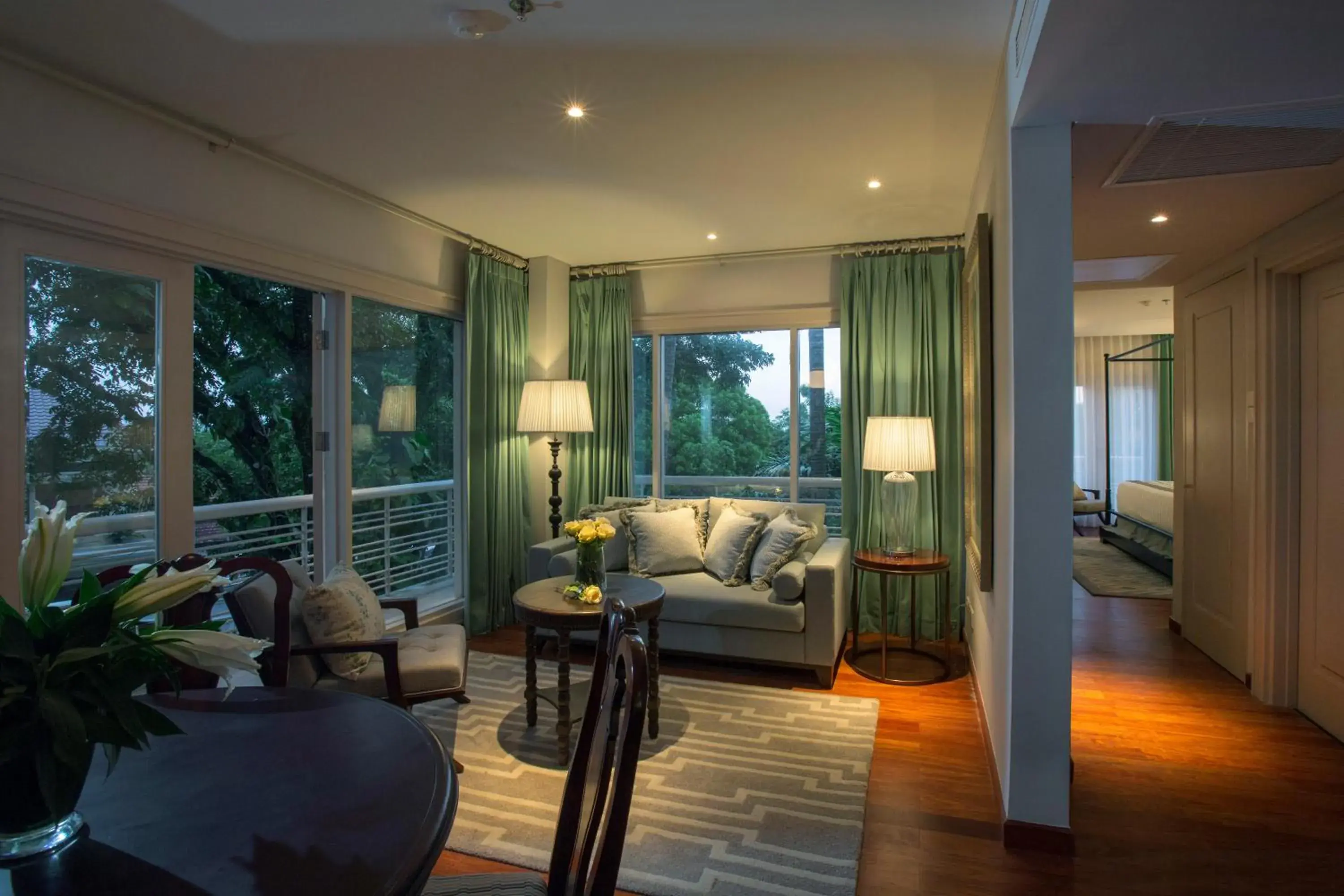 Living room, Seating Area in The Shalimar Boutique Hotel